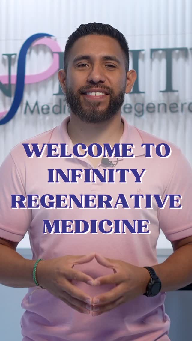 Infinity Regenerative Medicine Facebook ad: Welcome to Infinity Regenerative Medicine
