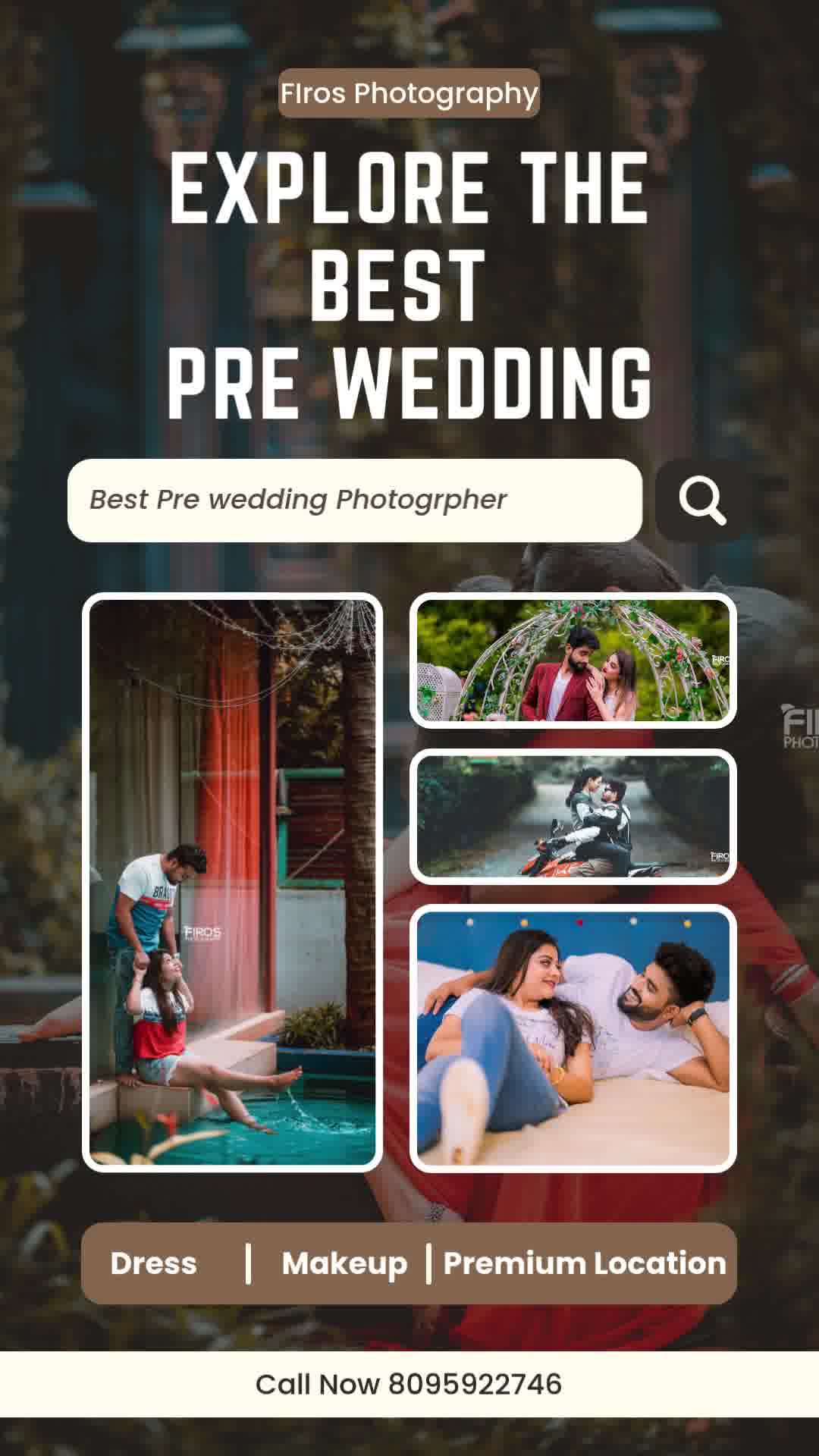 Firos Photography Facebook ad: See Our Pre-Wedding Work