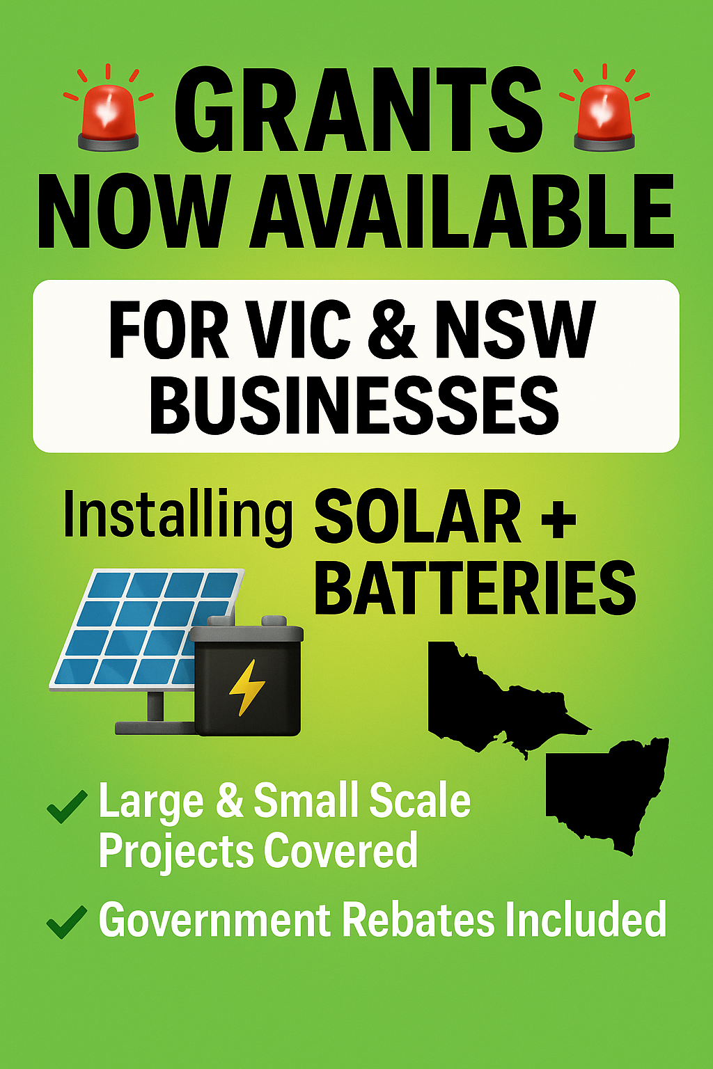 Renewable Energy Advisor Victoria & NSW Facebook ad