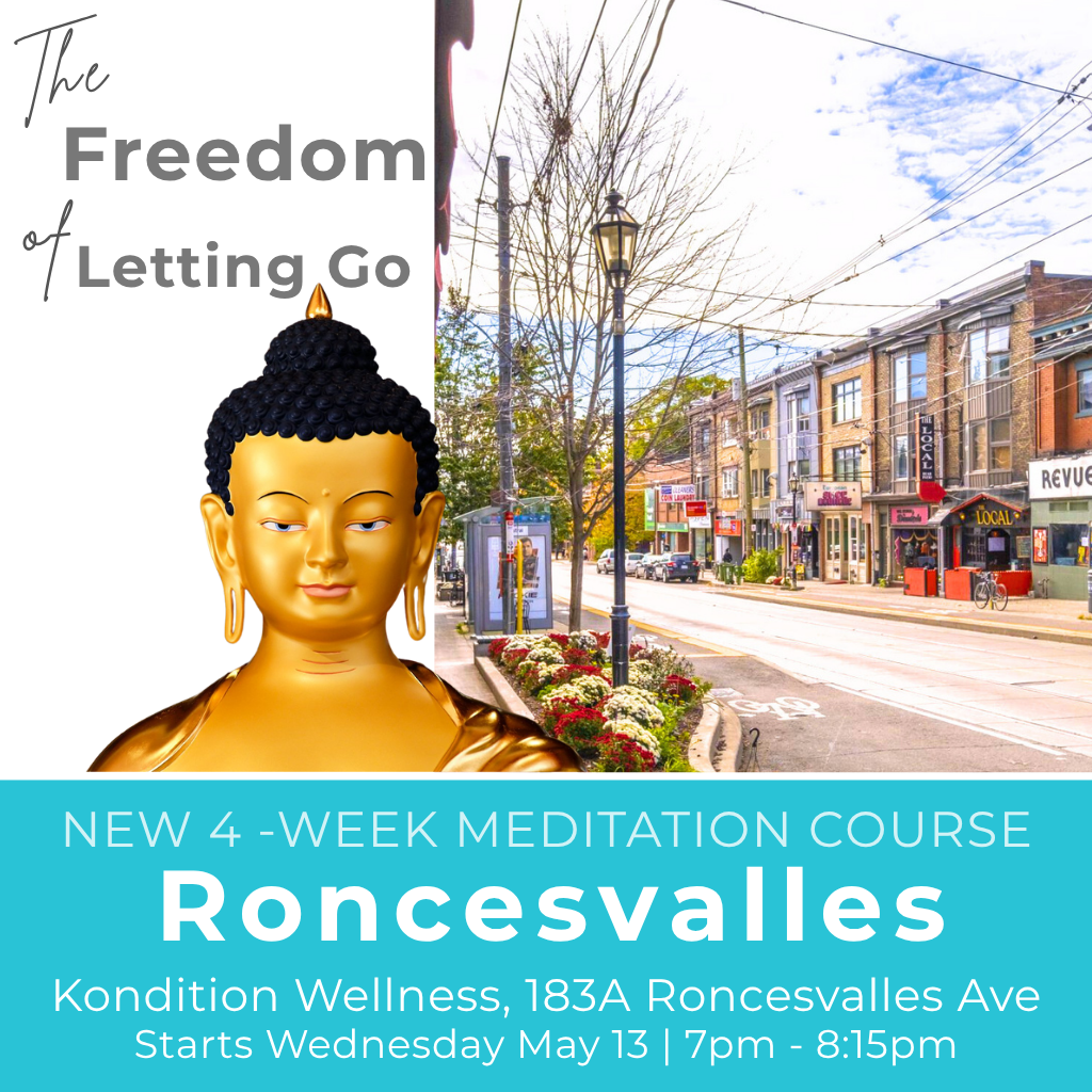 Kadampa Meditation Centre Canada Facebook ad: The Freedom of Letting Go