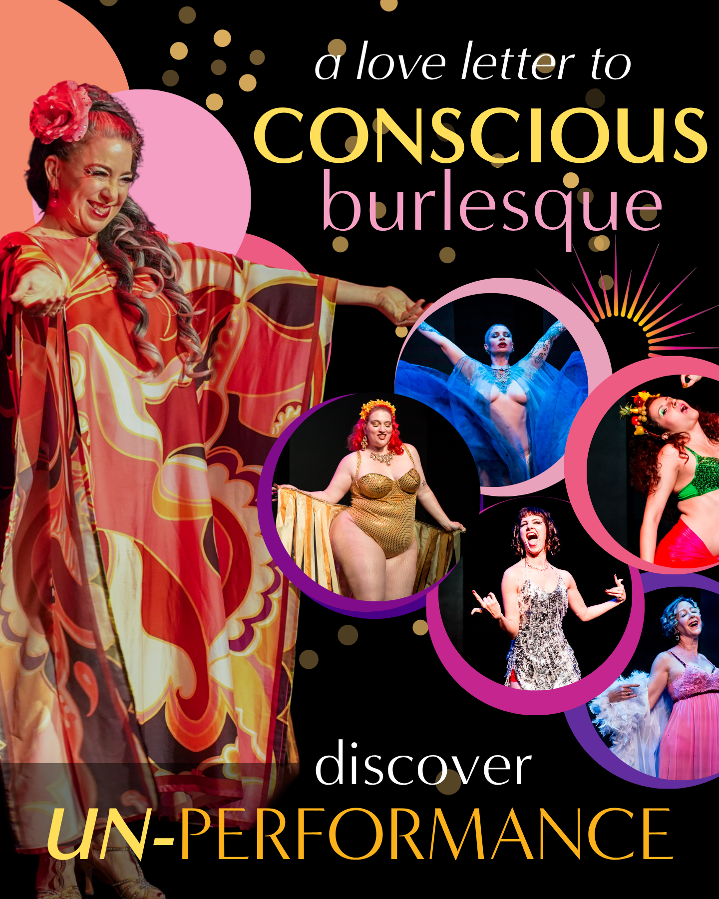 Kellita Maloof - Showgirl Awakening Facebook ad: Letters from your conscious-burlesque fairy godmother