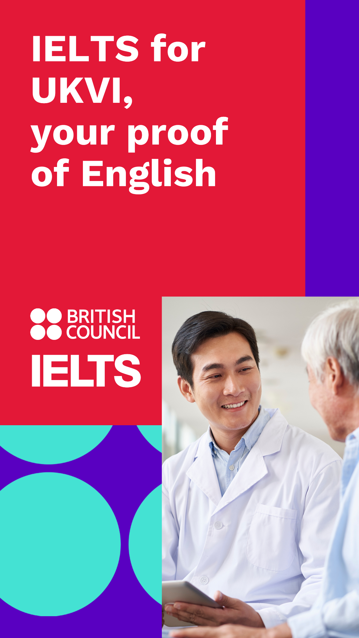 Take IELTS Official Facebook ad
