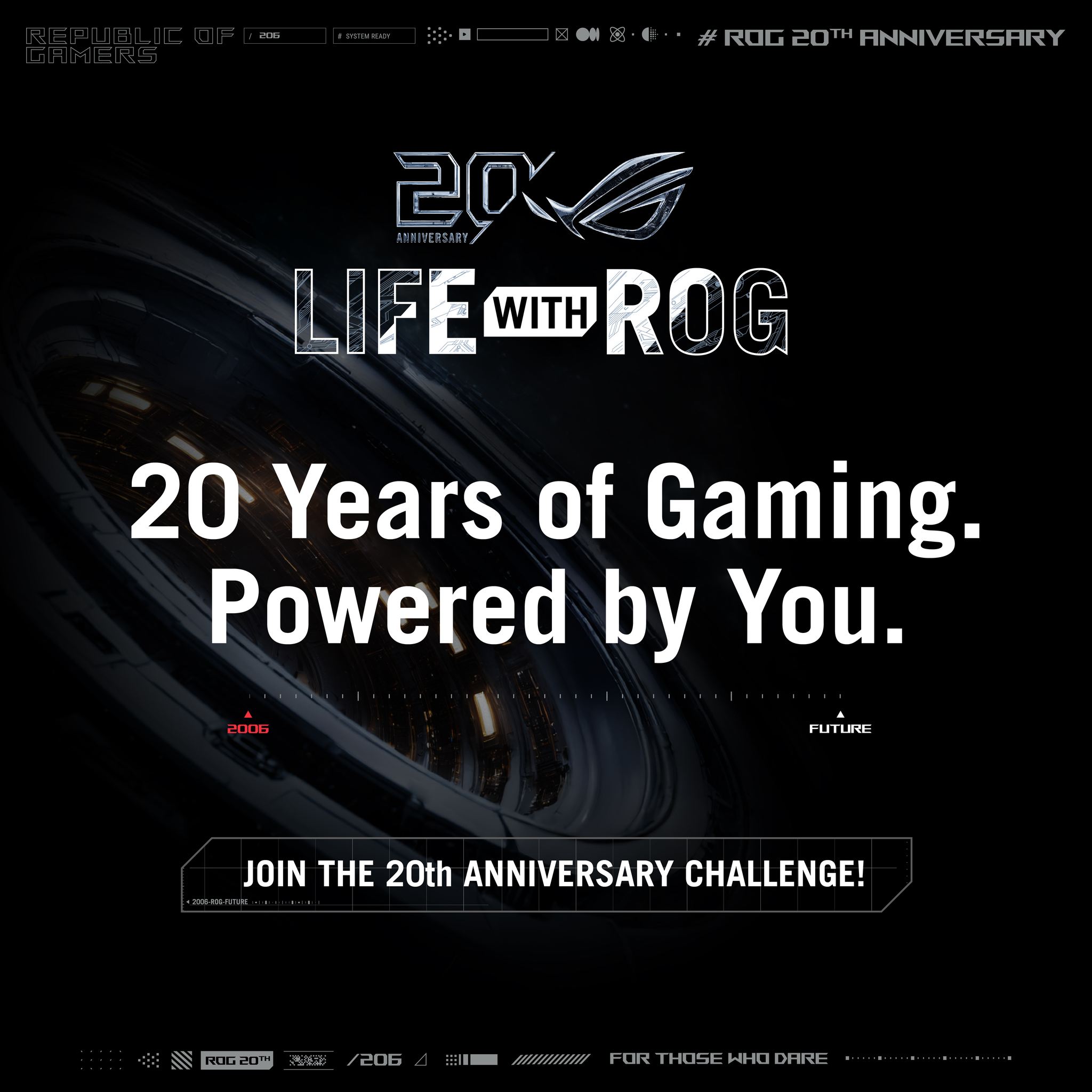 ASUS Republic of Gamers Facebook ad