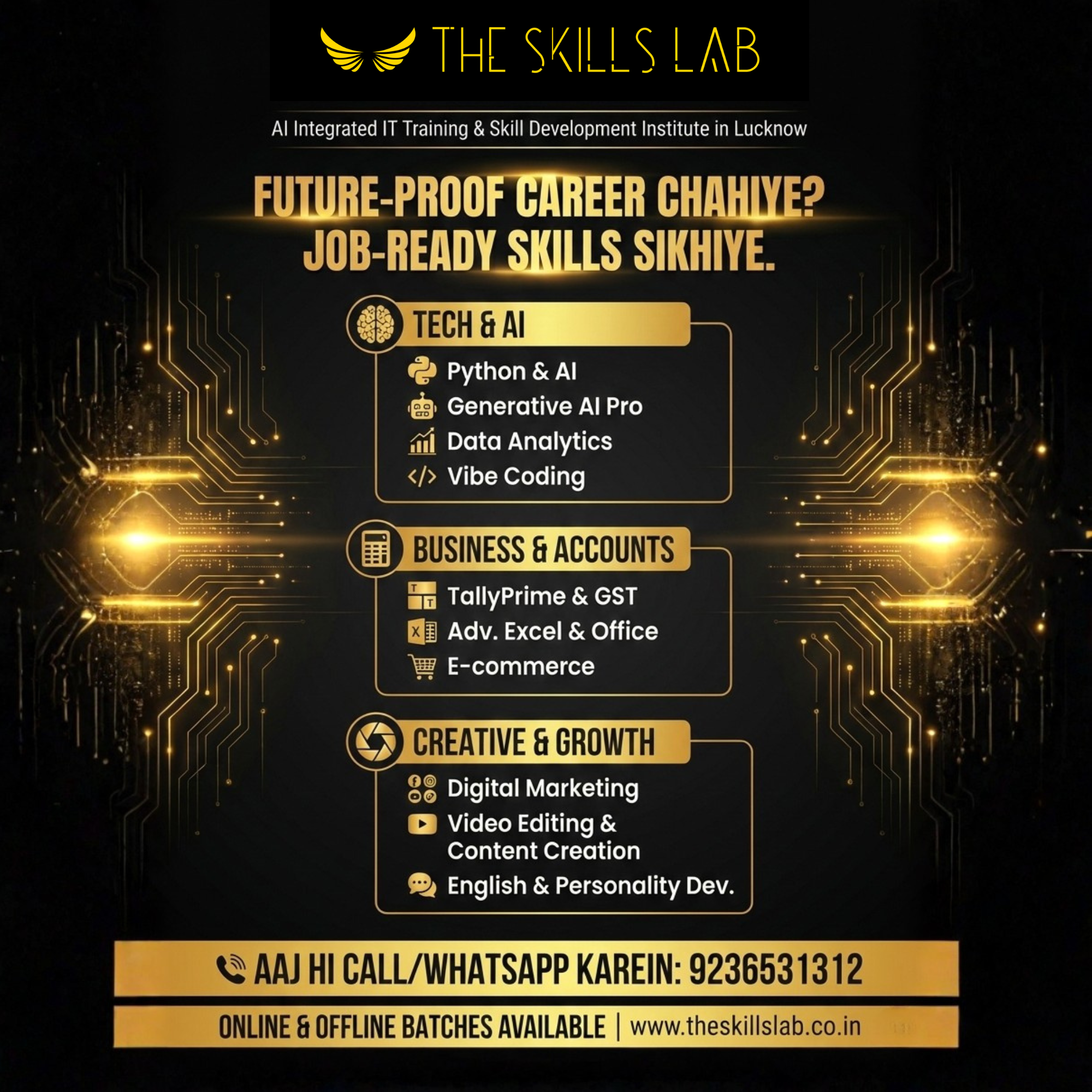 The Skills Lab Facebook ad from Apr 27, 2026