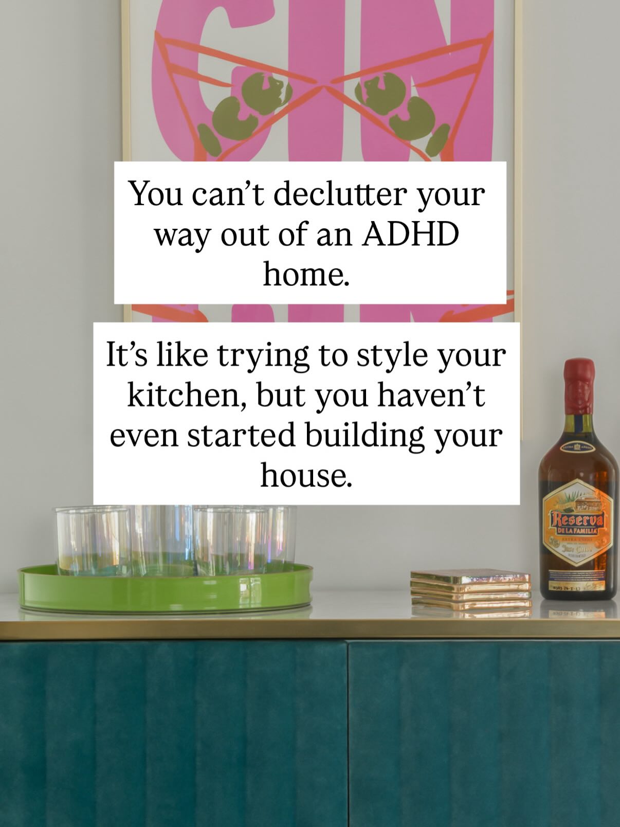 Sensorize Your Space Facebook ad: Your home is the foundation of everything else…