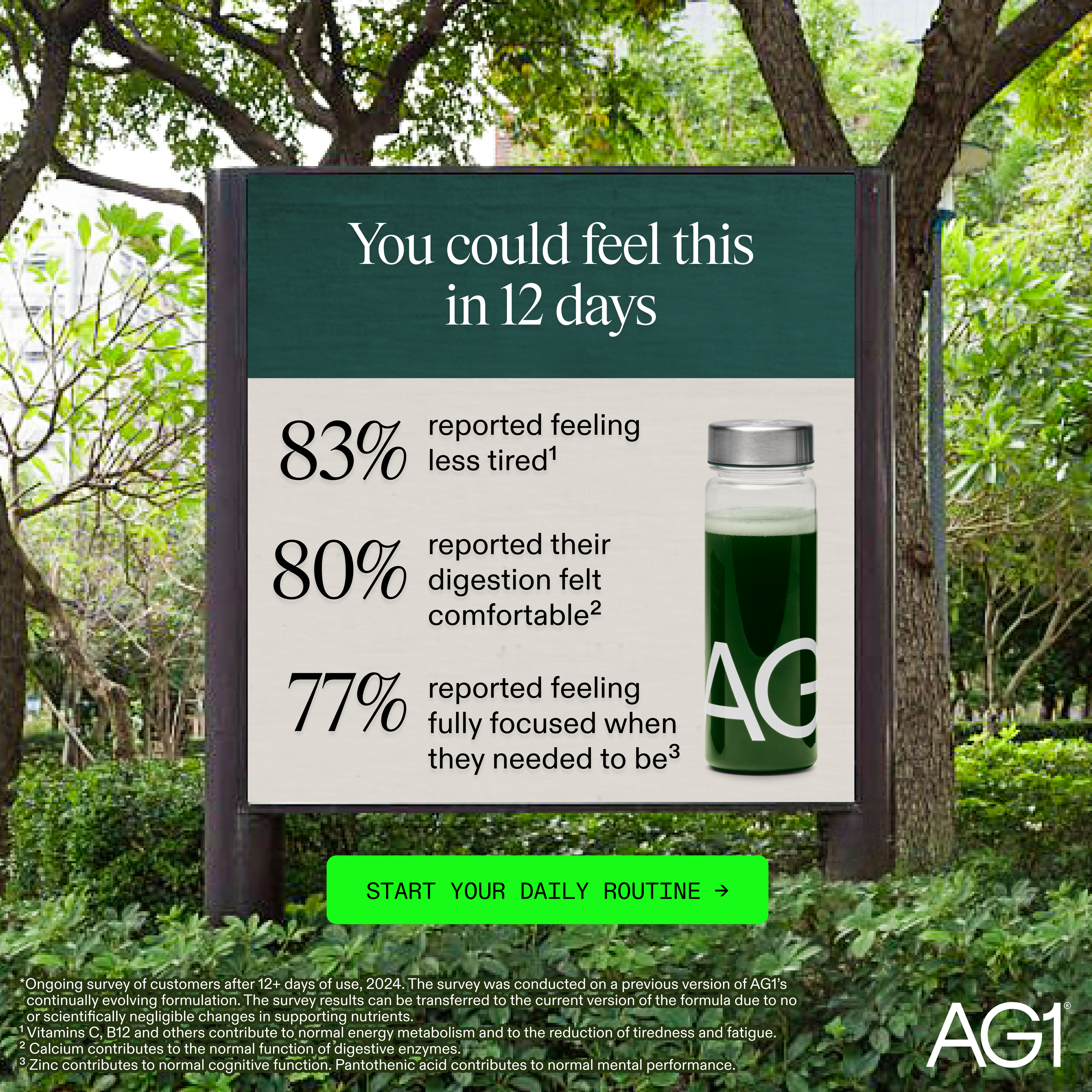 AG1 by Athletic Greens Facebook ad