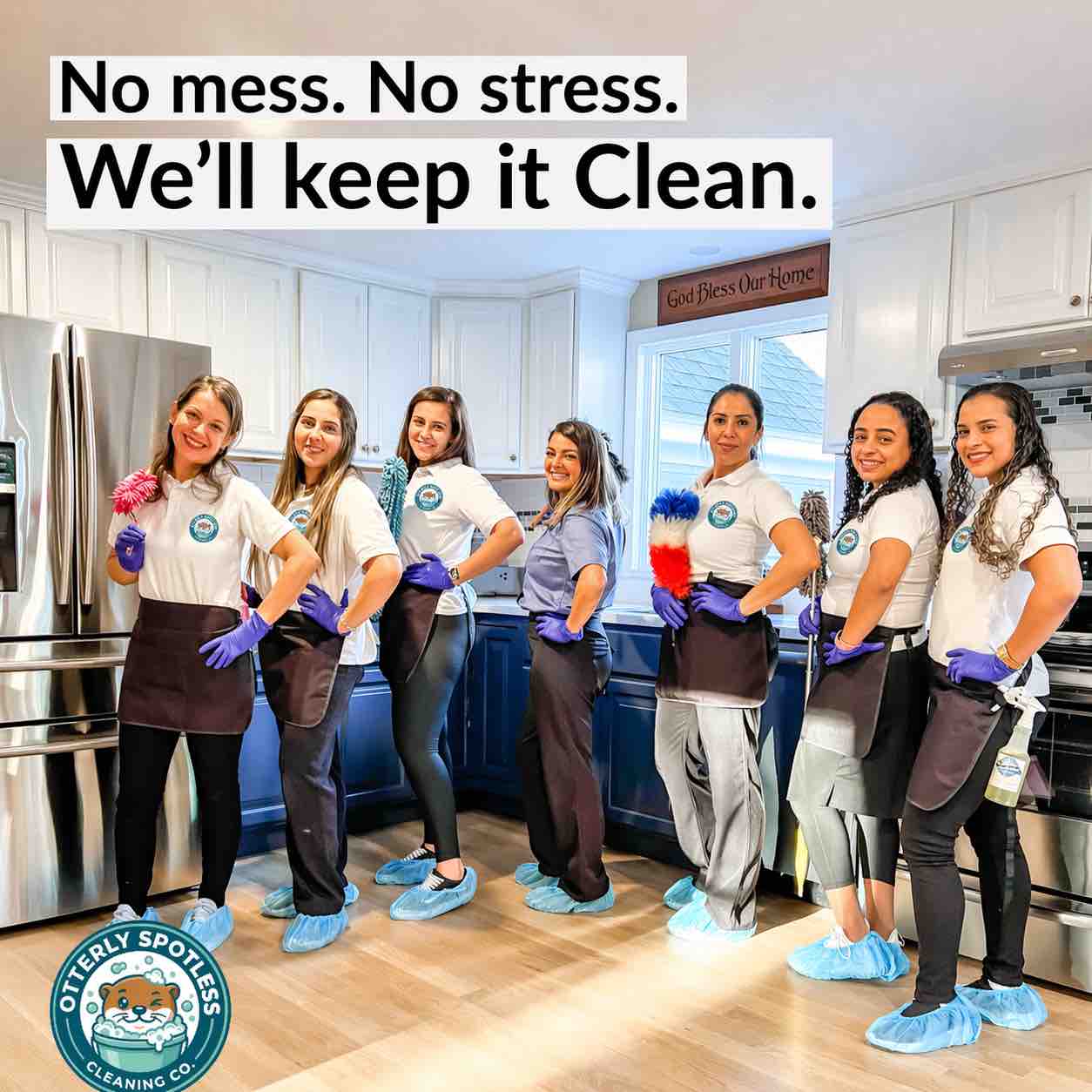Otterly Spotless GA Facebook ad: Press Like If You Like Clean Homes!