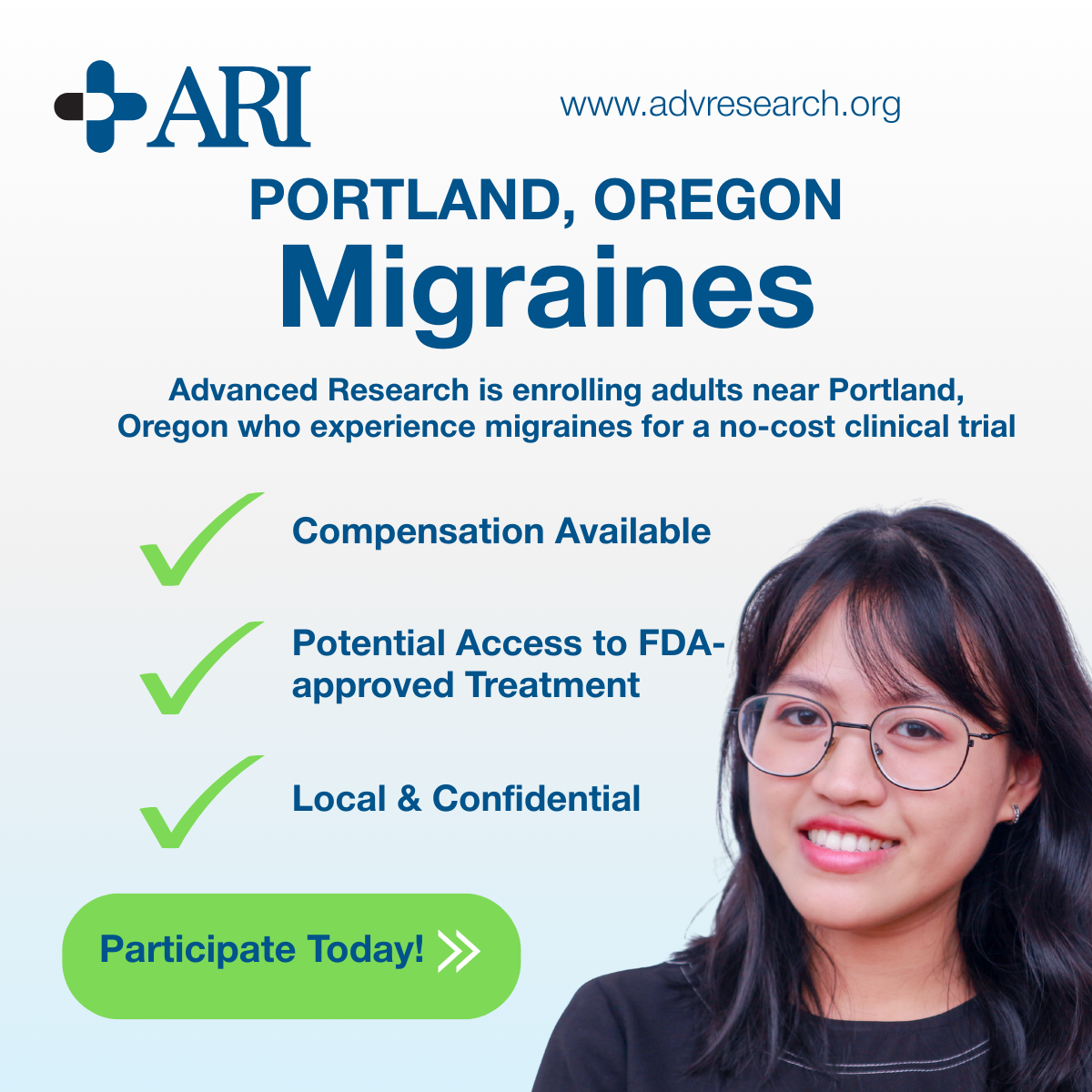 Advanced Research Institute Facebook ad
