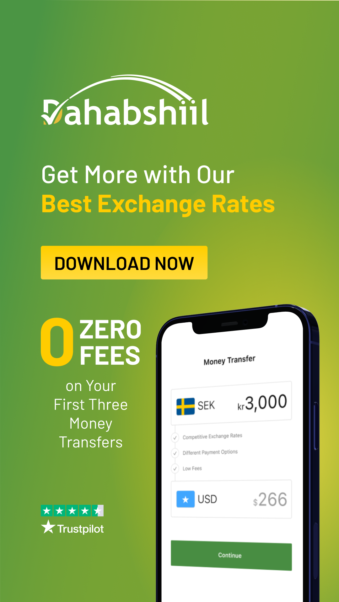 Dahabshiil App Facebook ad from Aug 27, 2025