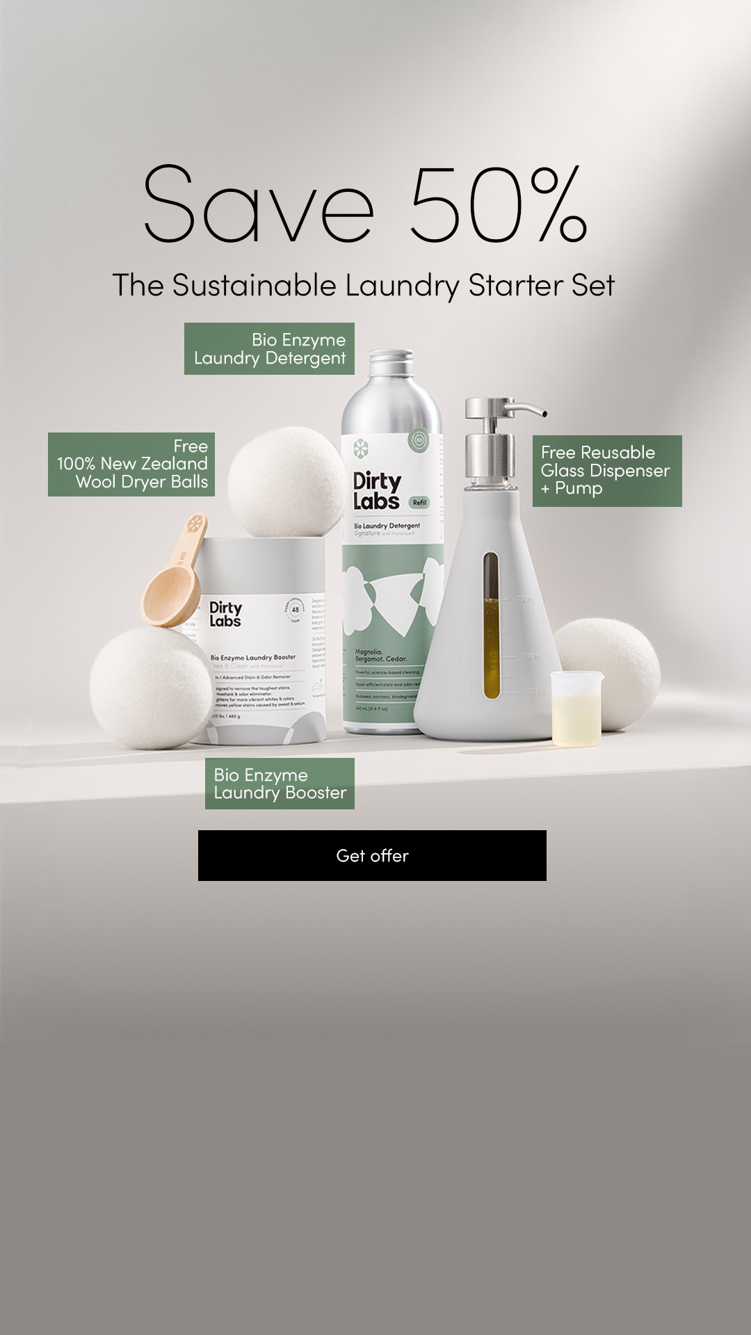 Dirty Labs Facebook ad