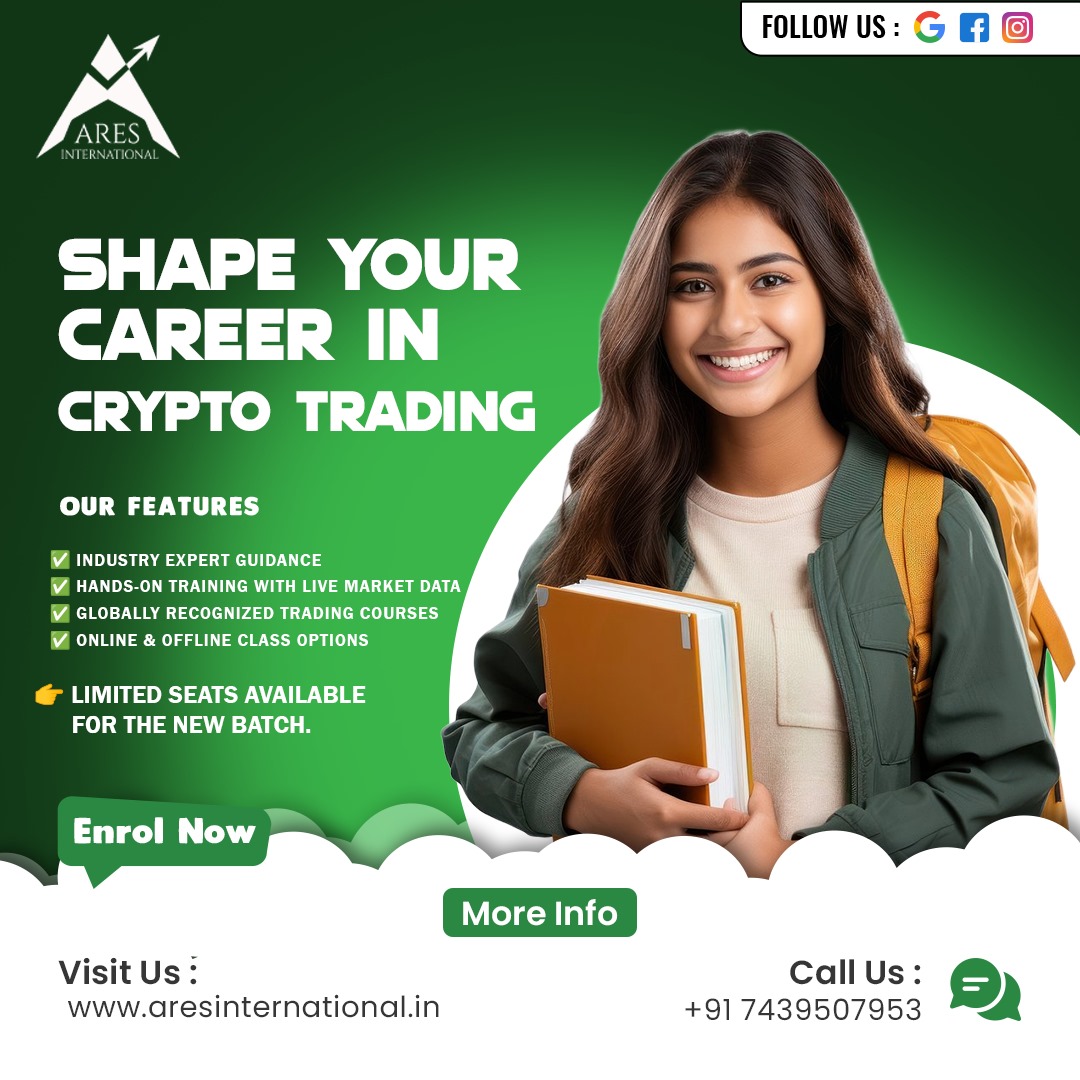 Ares International Facebook ad: Master Crypto Trading & Build Your Career with…