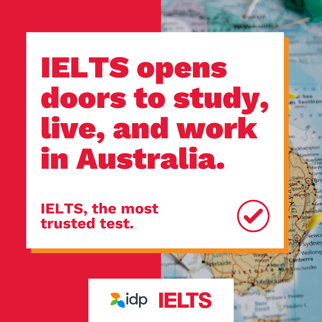 IELTS by IDP Facebook ad