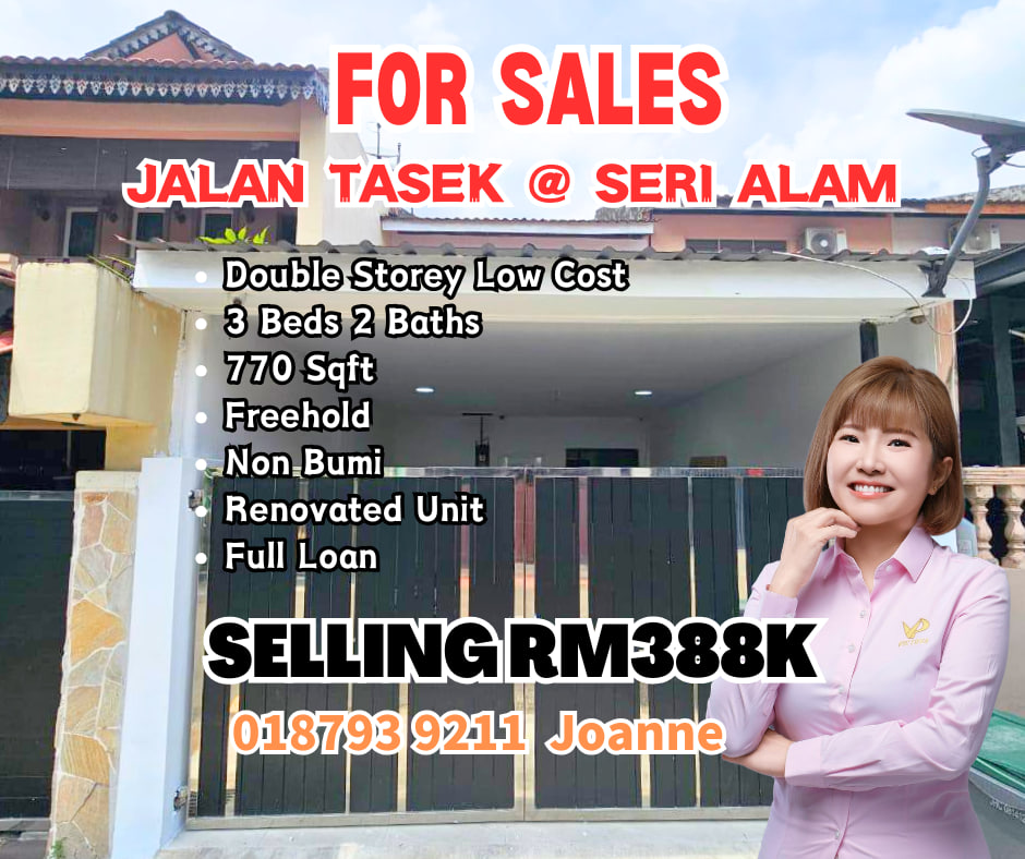 CCK Property Johor Bahru Facebook ad: Jalan Tasek @ Seri Alam