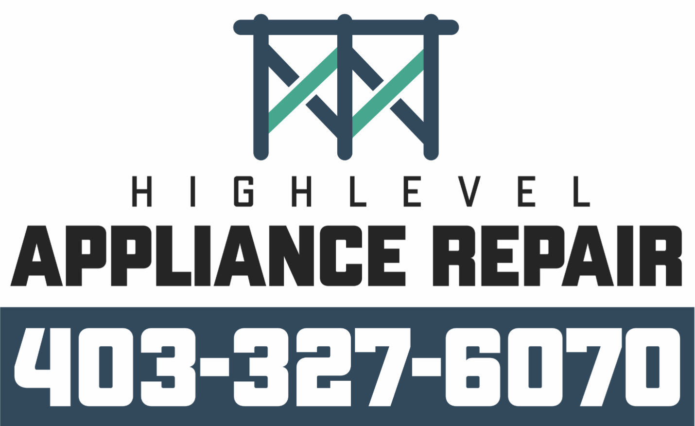 High Level Appliance Repair Facebook ad: Lethbridge's Highest Rated Appliance Repair.