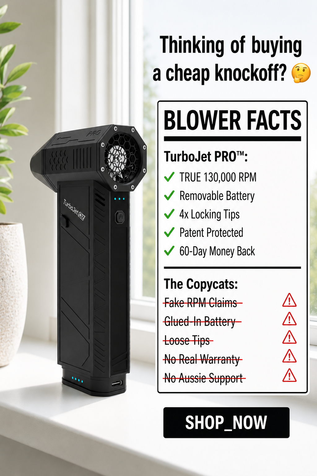 Turbojet Oz Facebook ad