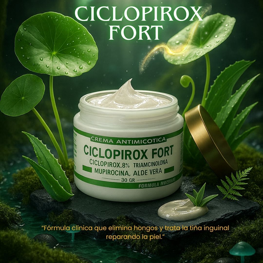Labotratorio Magistral Facebook ad: Ciclopirox Fort - Elimina tiñas inguinal, TIENDA 1