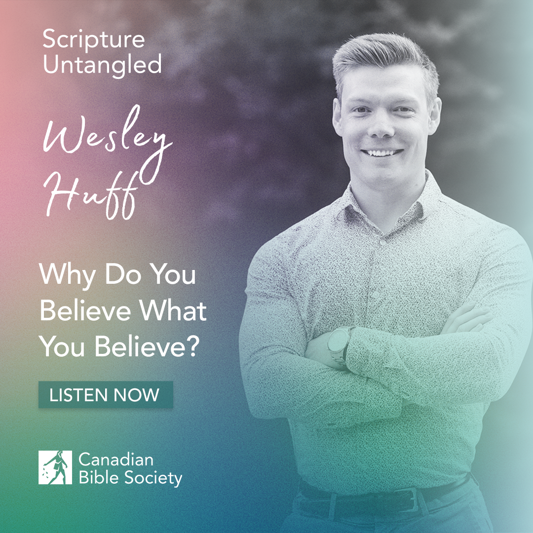 Canadian Bible Society Facebook ad: Scripture Untangled | Podcast