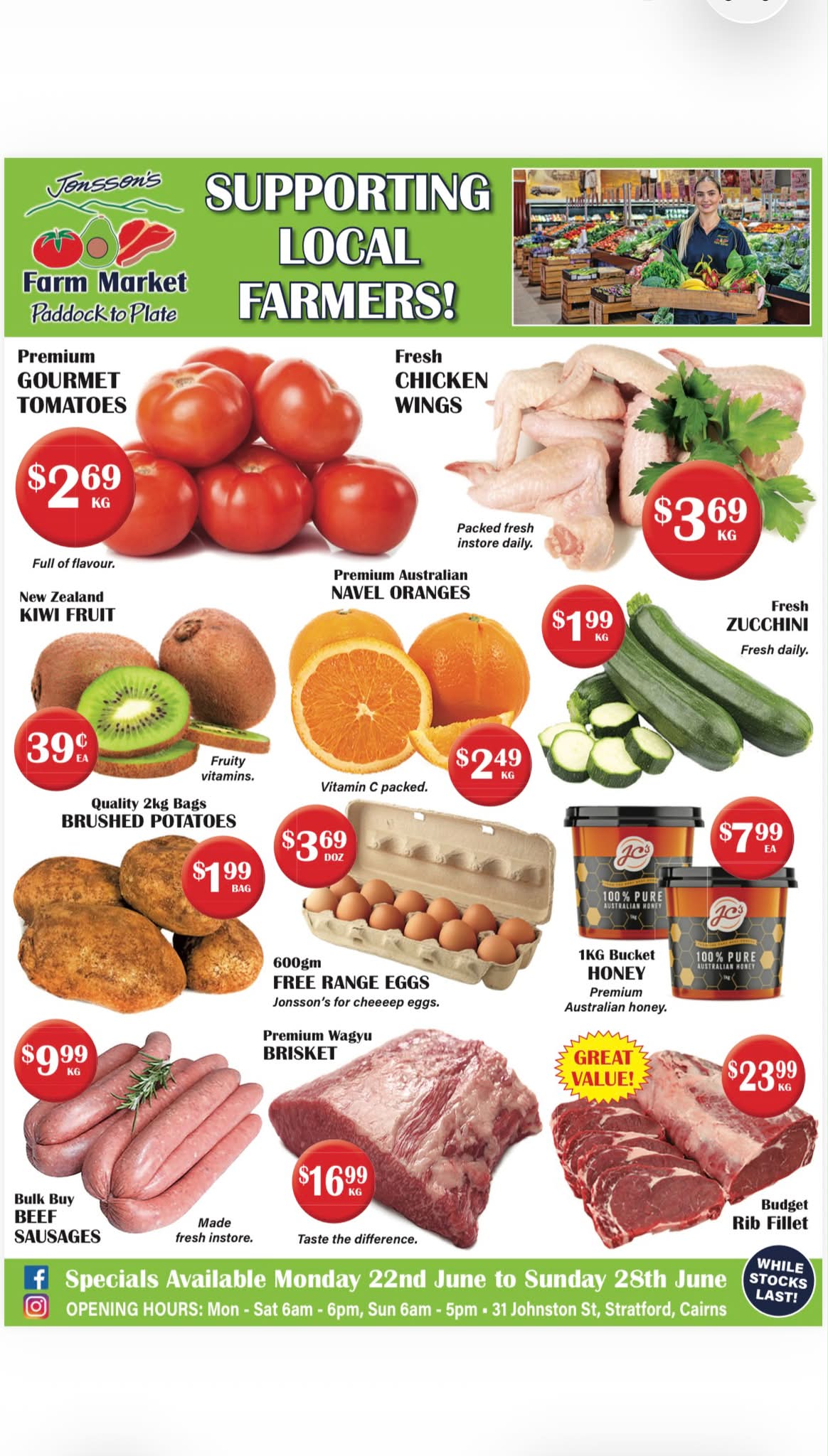Jonsson's Farm Market Facebook ad