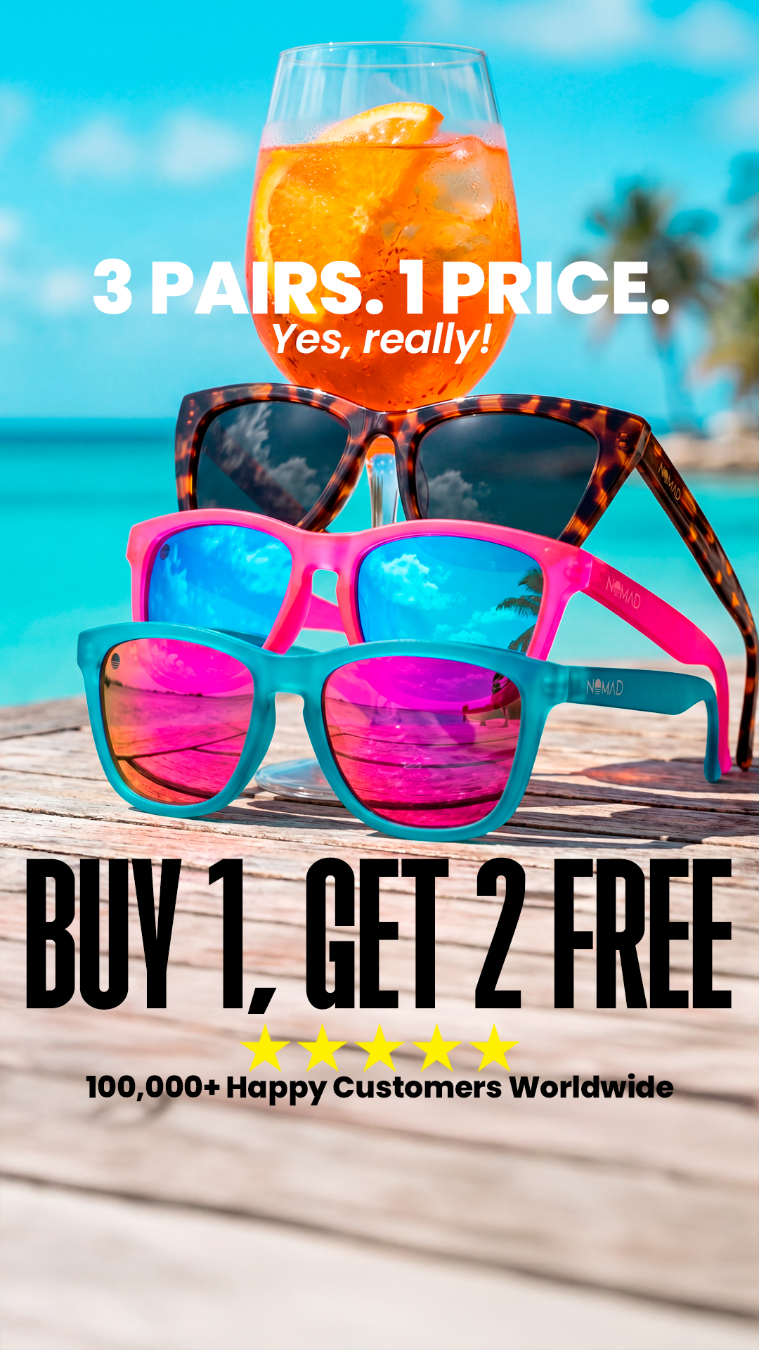 Nomad Eyewear Facebook ad from Jun 8, 2026
