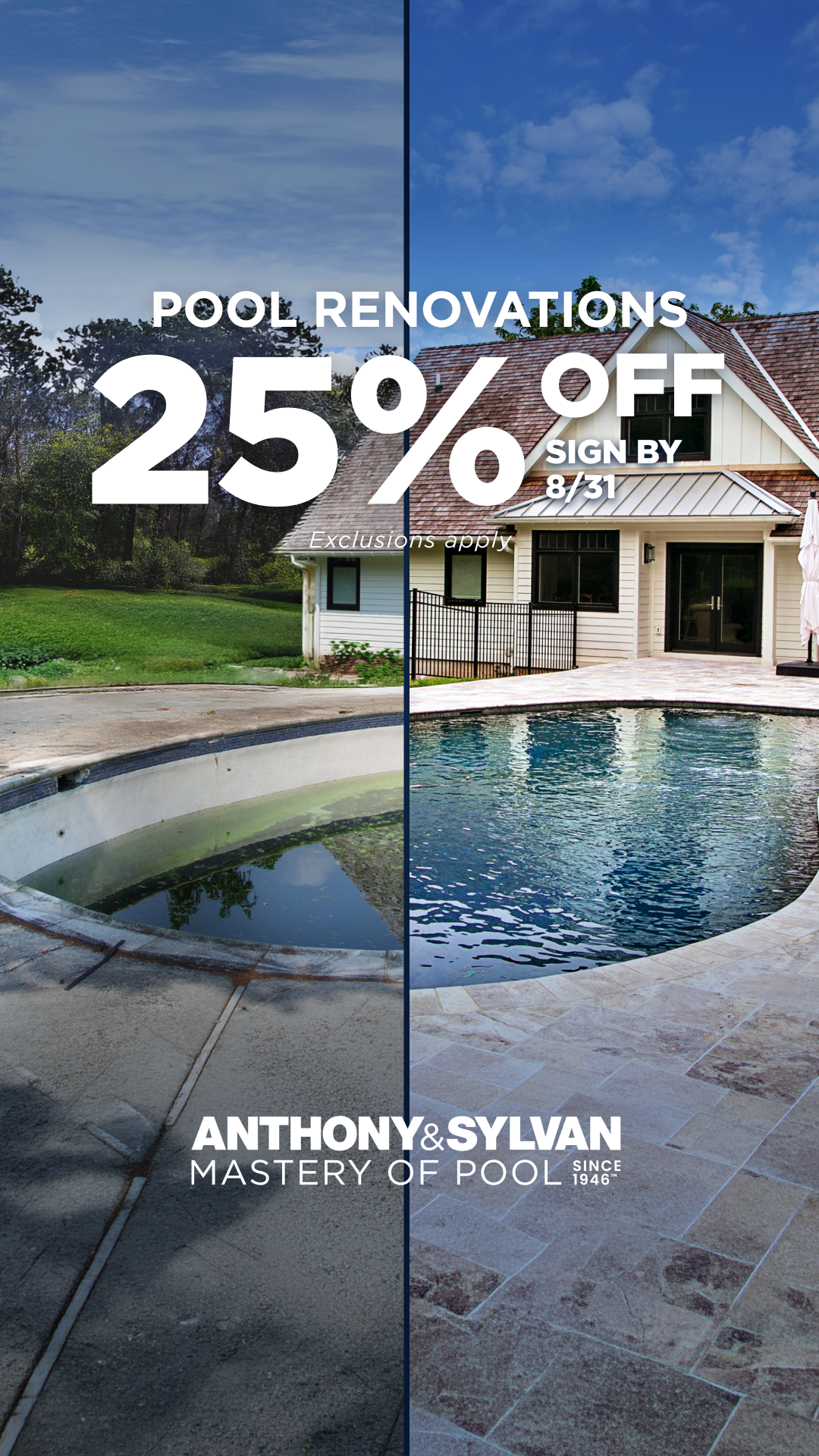 Anthony & Sylvan Pools Facebook ad