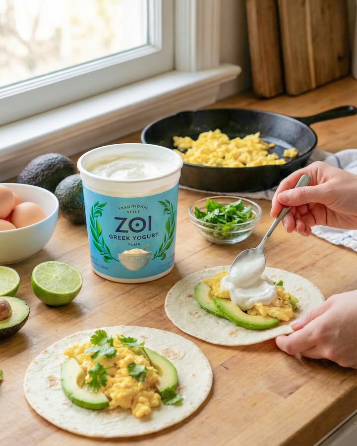 Zoi Greek Yogurt Facebook ad: Some mornings call for something simple, warm, and…