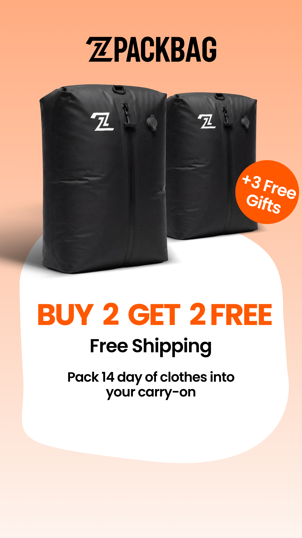 2packbag Facebook ad