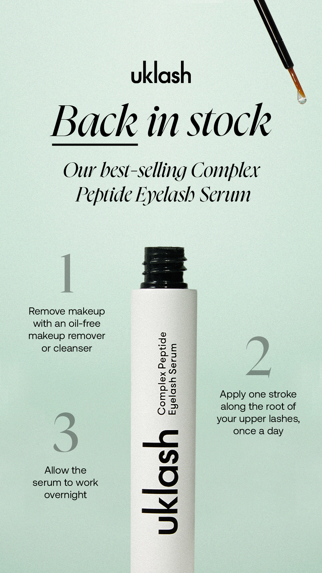 Uklash Facebook ad: The Peptide Powerhouse is back!