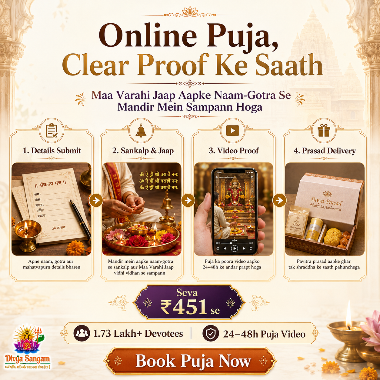 DivyaSangam Facebook ad