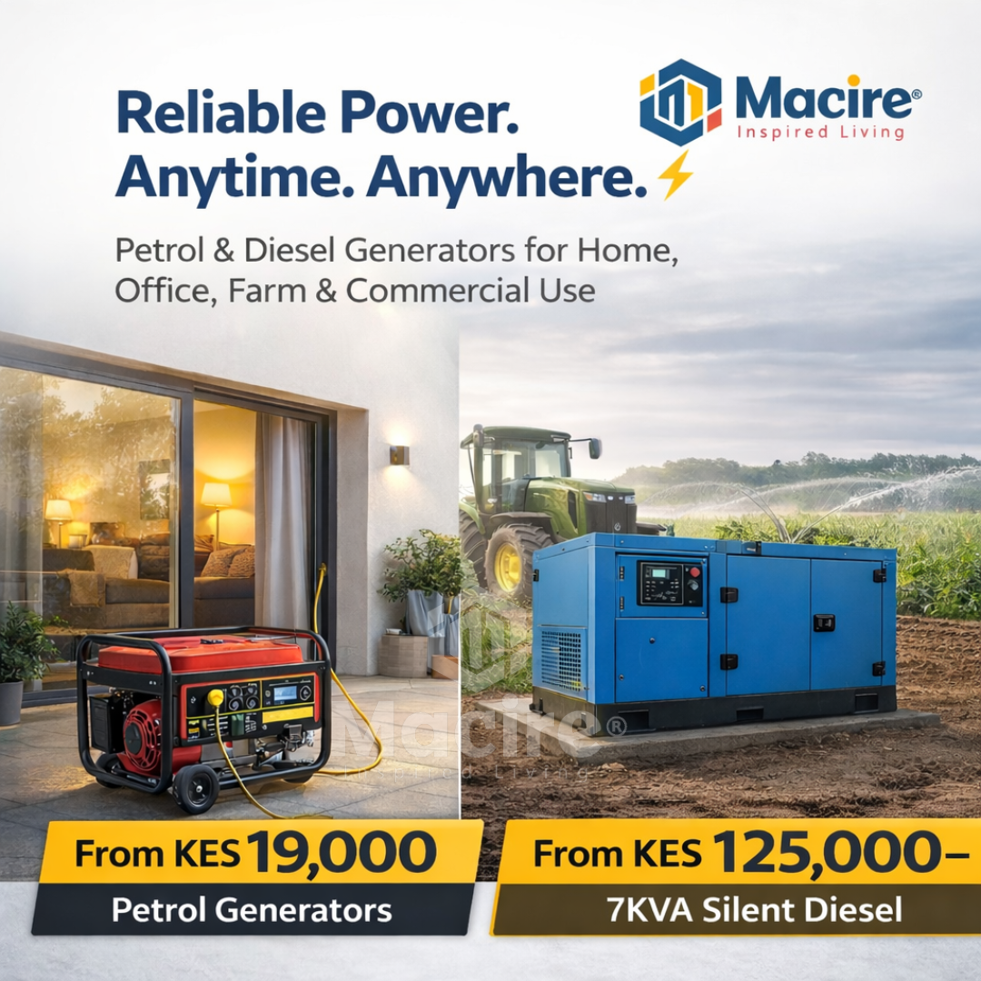 Macire Facebook ad: Reliable power starts with the right Power Generator