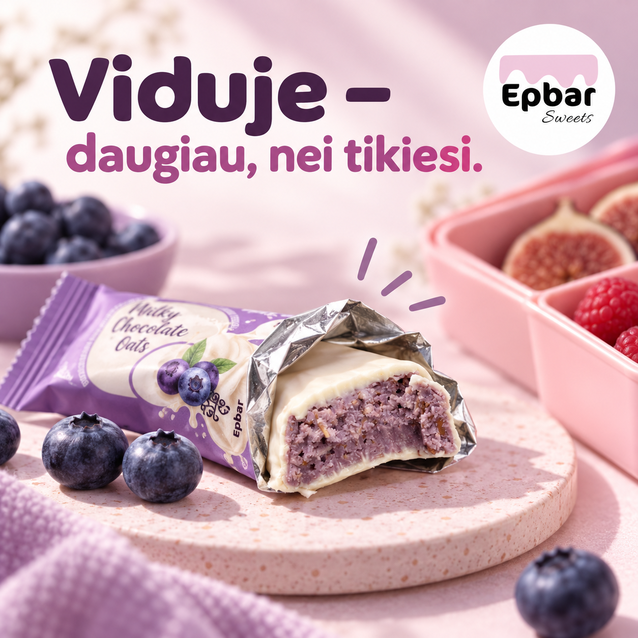 EPBAR Facebook ad: TRAŠKA. TIRPSTA. DINGSTA.