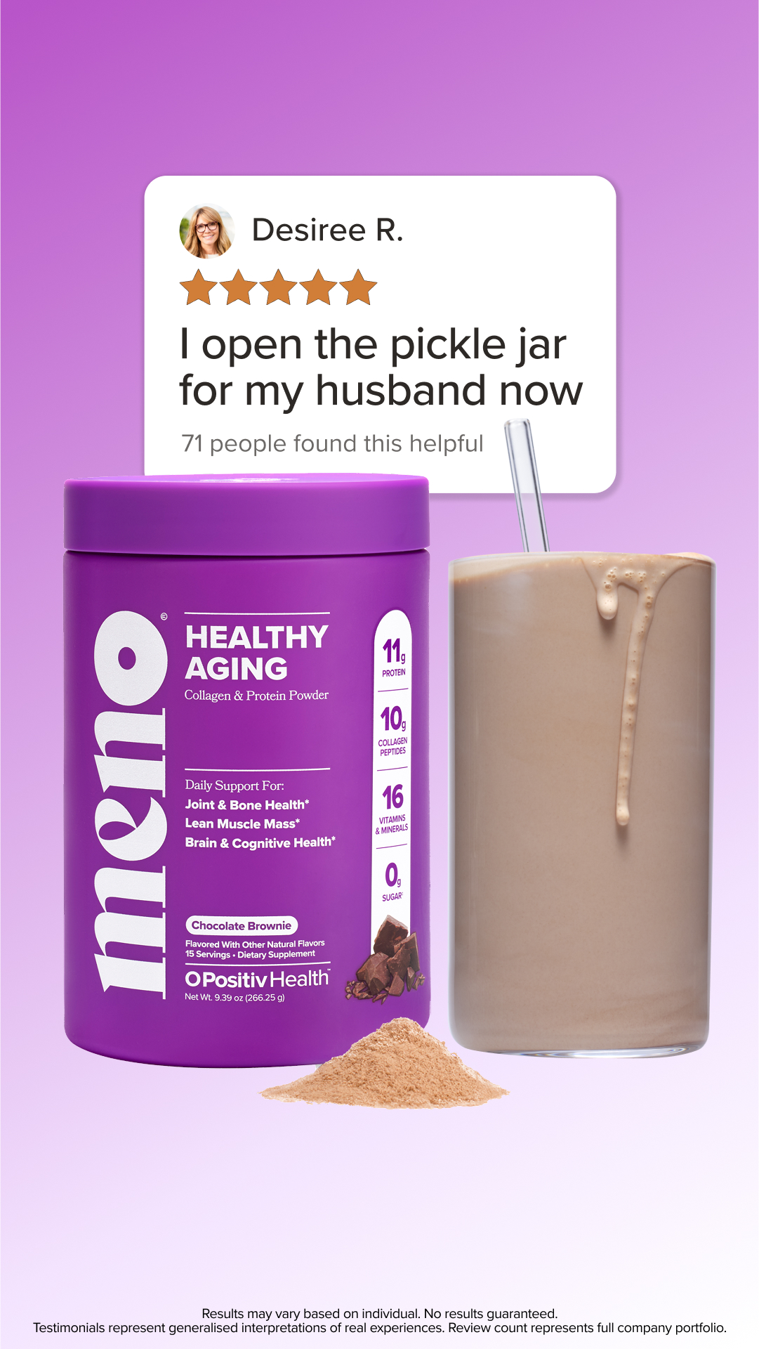 MENO Healthy Aging Facebook ad
