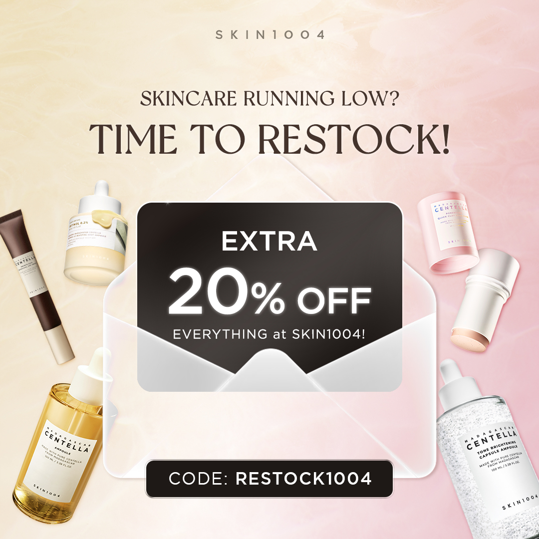 SKIN1004 Facebook ad: Limited Time: Extra 20% OFF