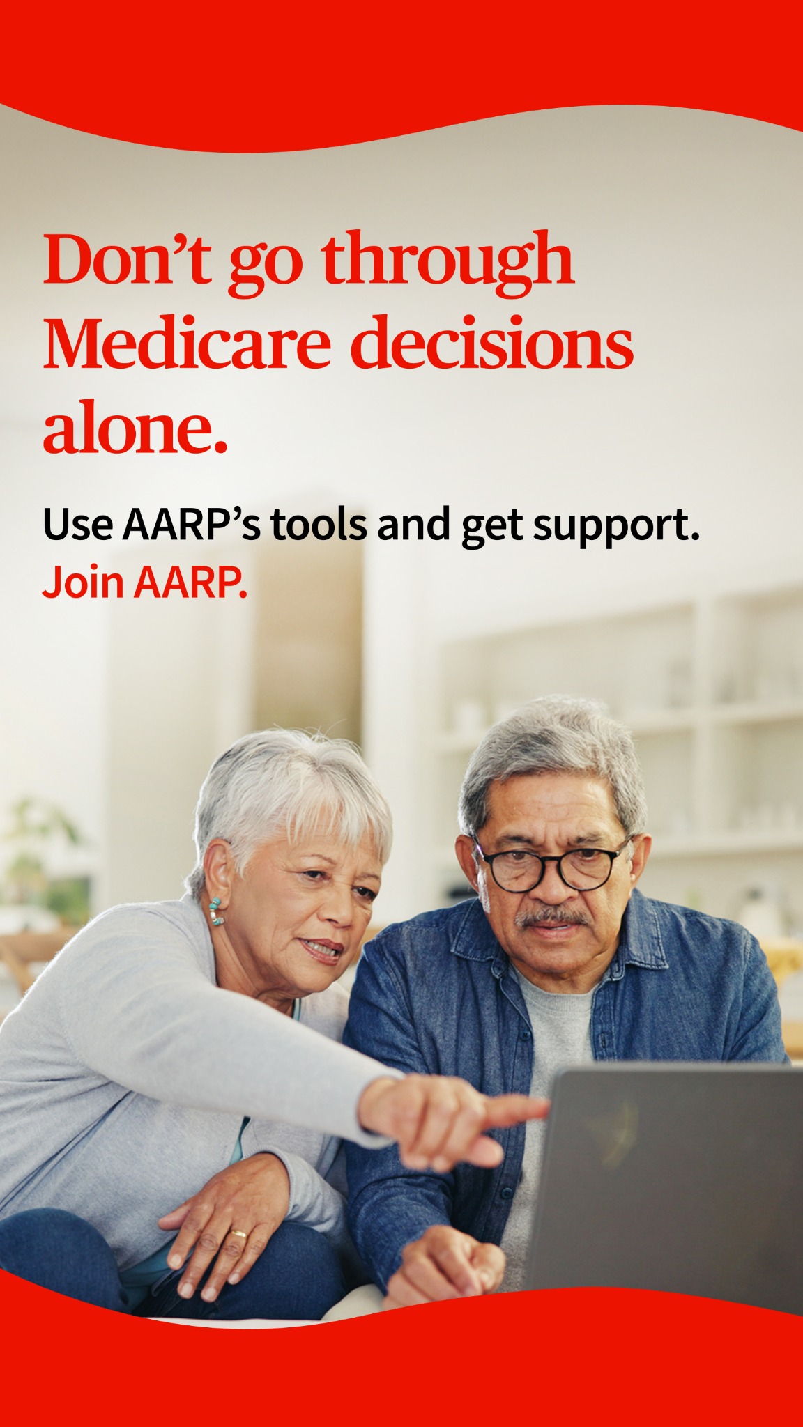 AARP Facebook ad