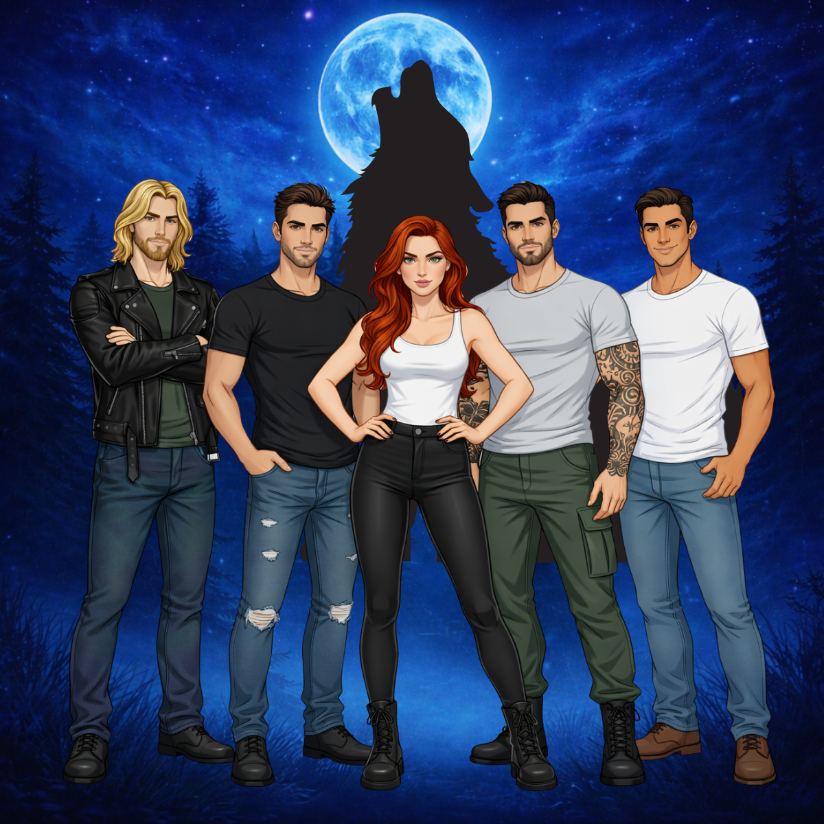 Maya Nicole Facebook ad: Reverse Harem Paranormaler Liebesroman
