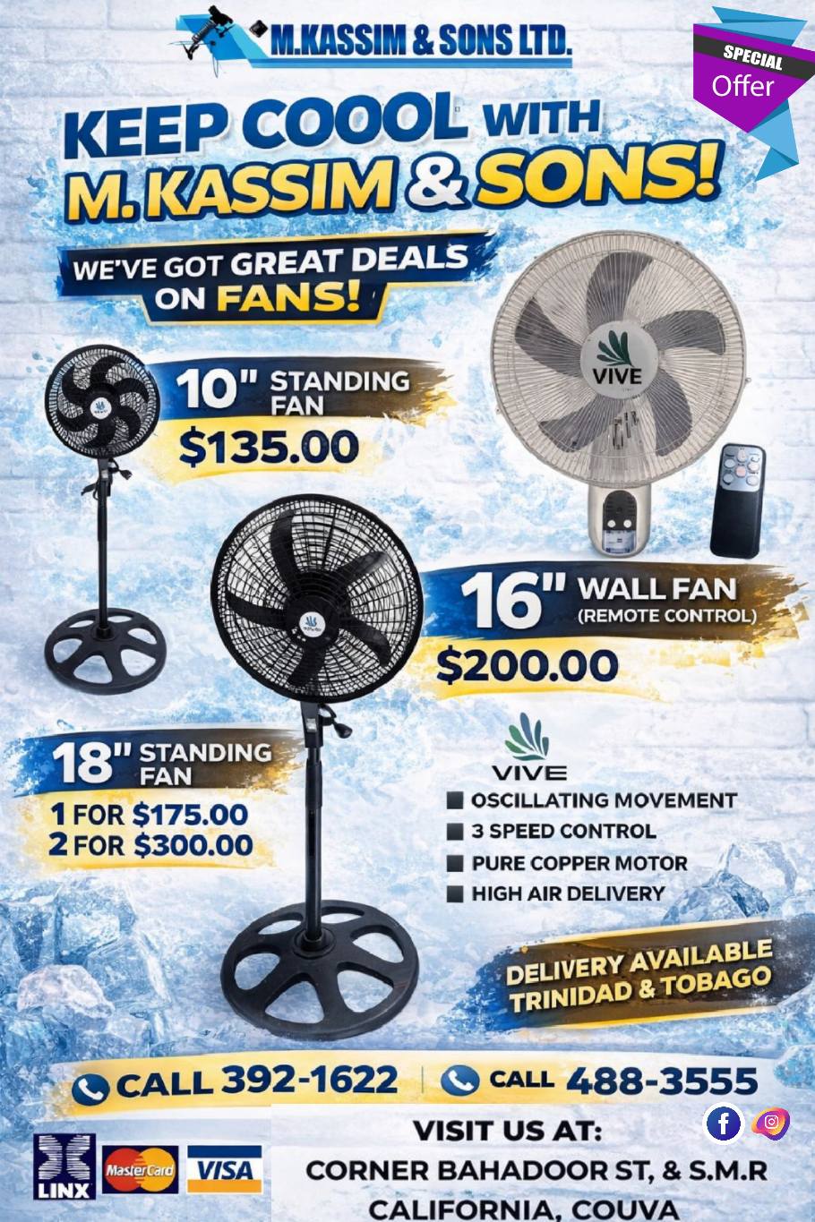 M.Kassim & Sons Ltd. Facebook ad