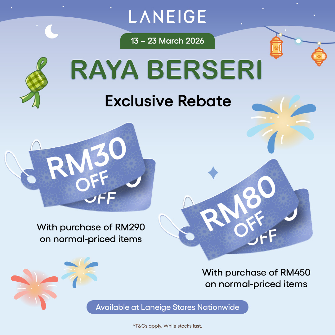 Laneige MY Facebook ad: Raya Berseri with LANEIGE