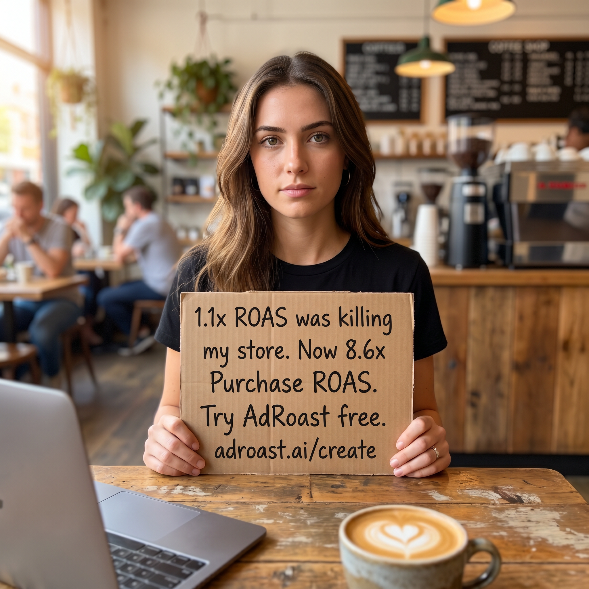 AdRoast.ai Facebook ad