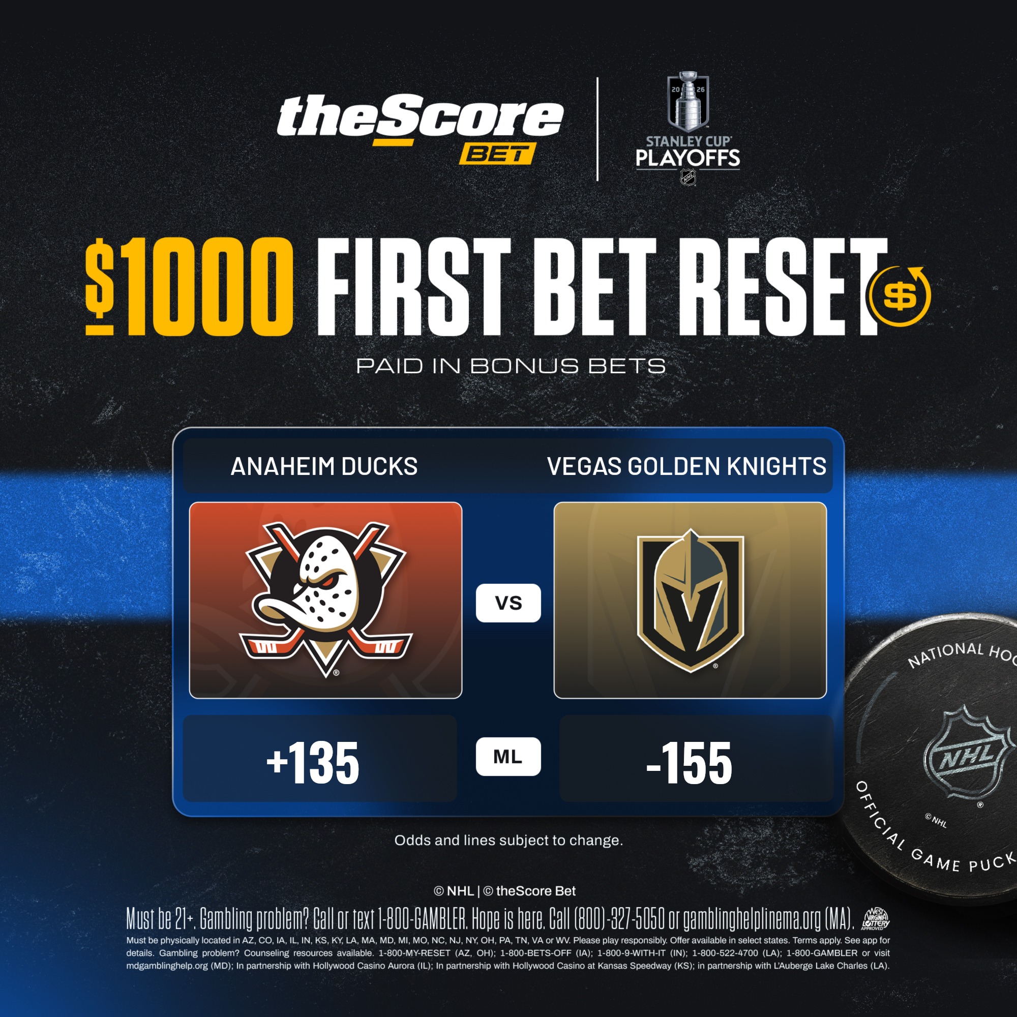 theScore Bet Facebook ad: Unlock your new player offer!
