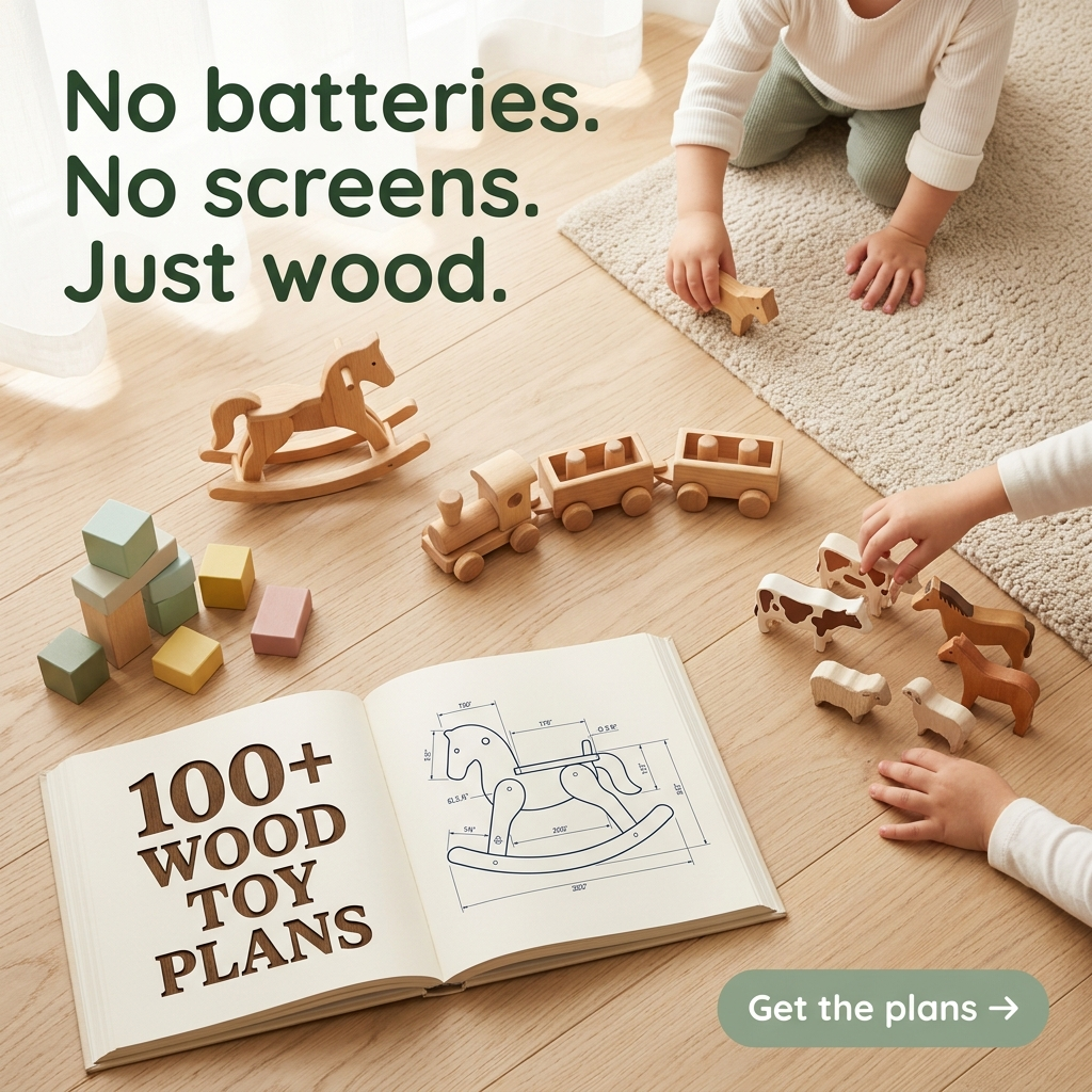 Master Crafts DIY Facebook ad: 100+ Wood Toy Plans Collection