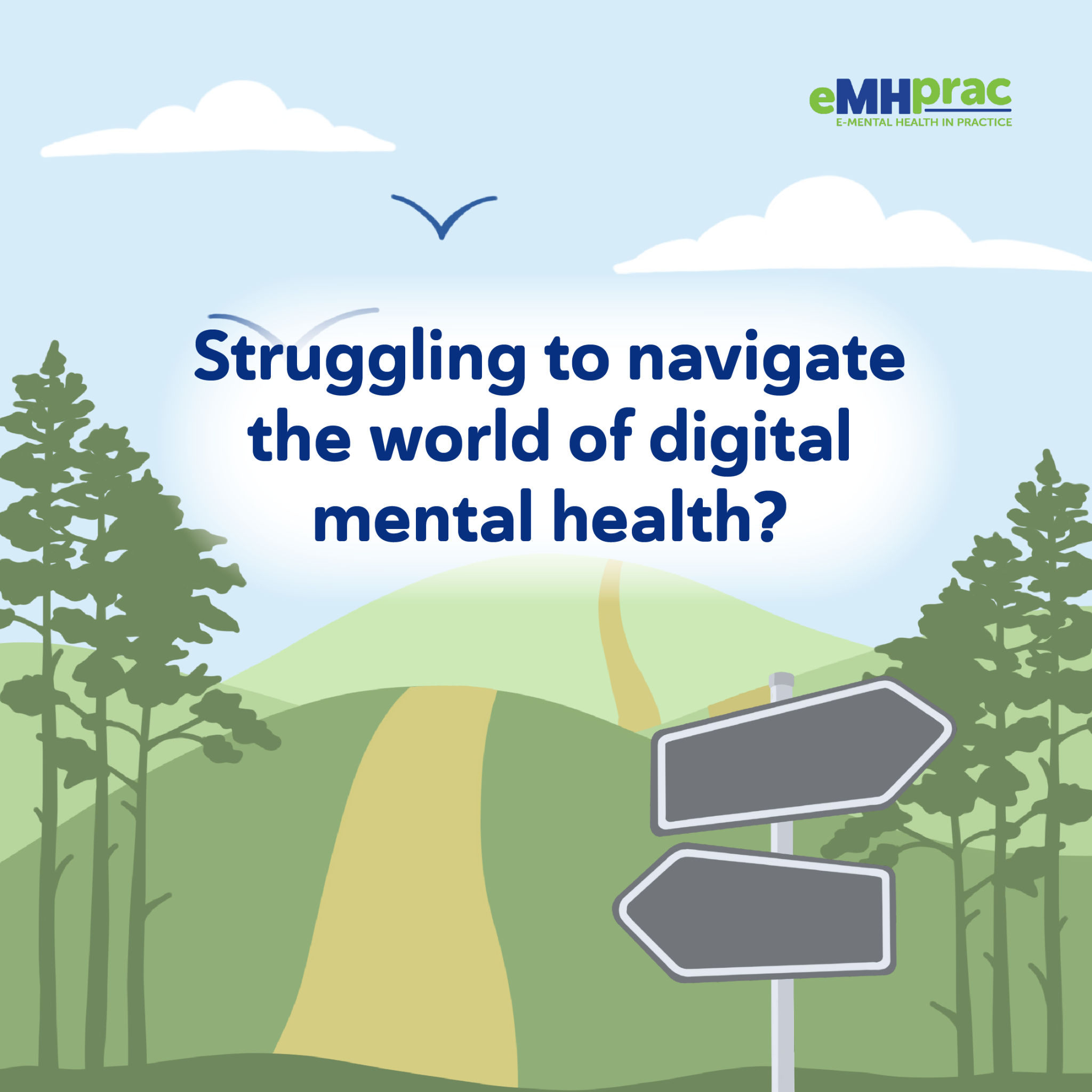 eMHPrac Facebook ad: Struggling to navigate the world of online mental…