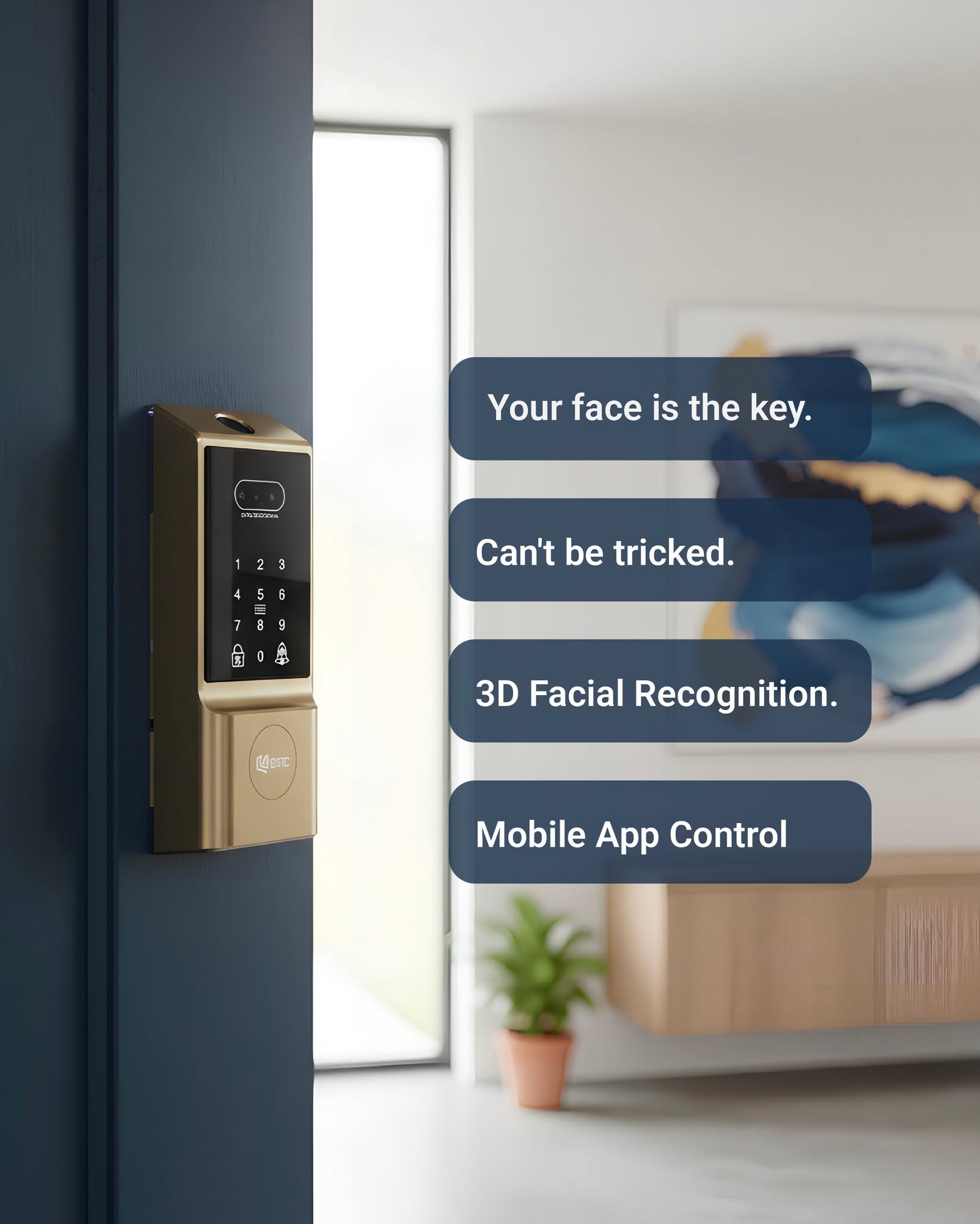 Ora Facepass Facebook ad: Next-level security isn't just software.