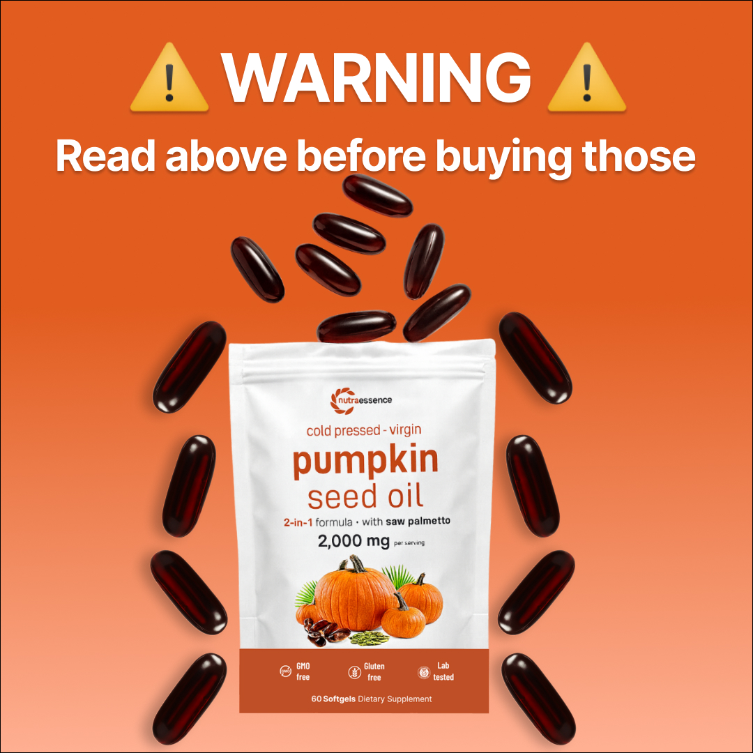 Amelia Thompson Facebook ad: Skeptical About Pumpkin Seed Oil Softgels? You Need To…