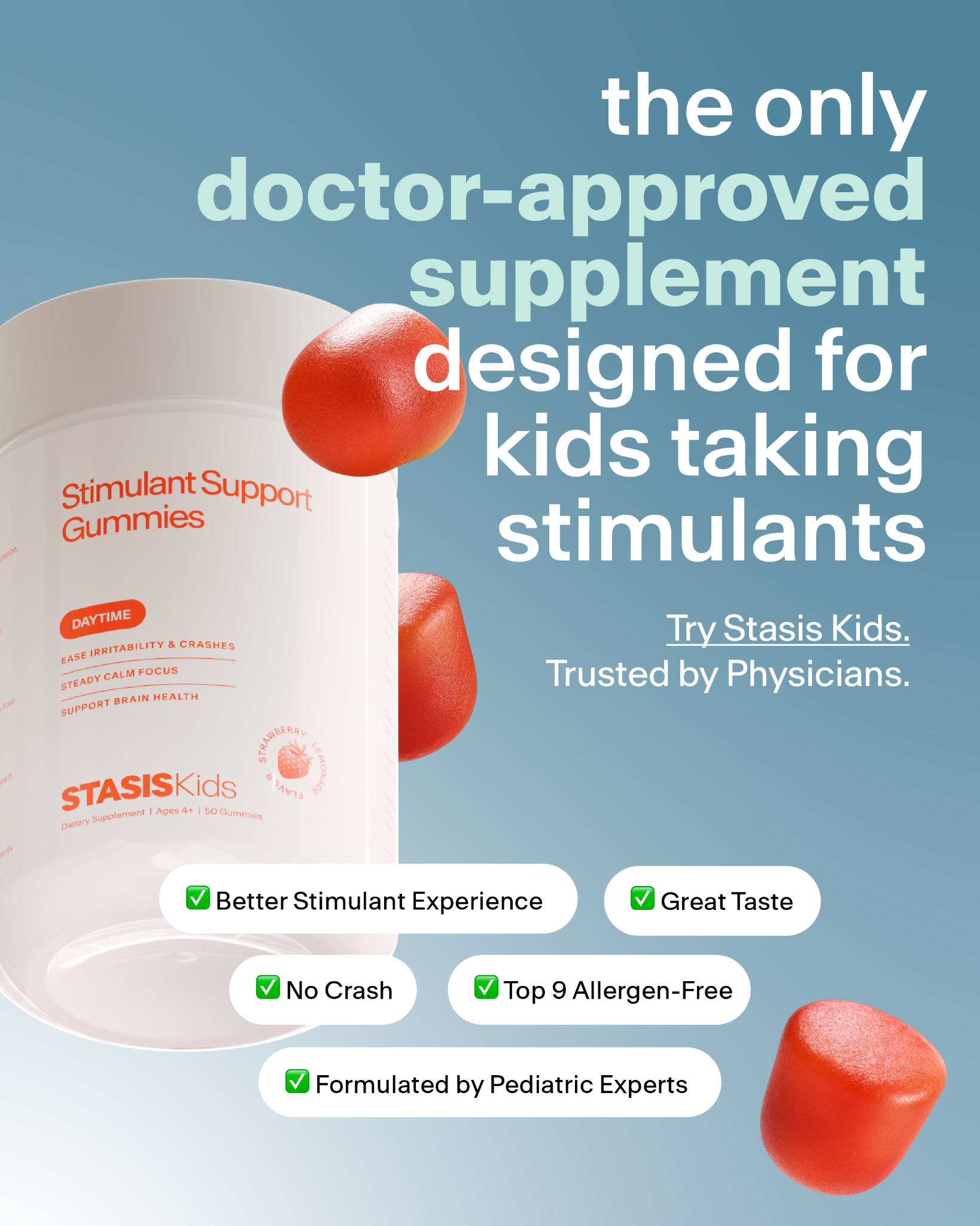 Stasis Kids Facebook ad
