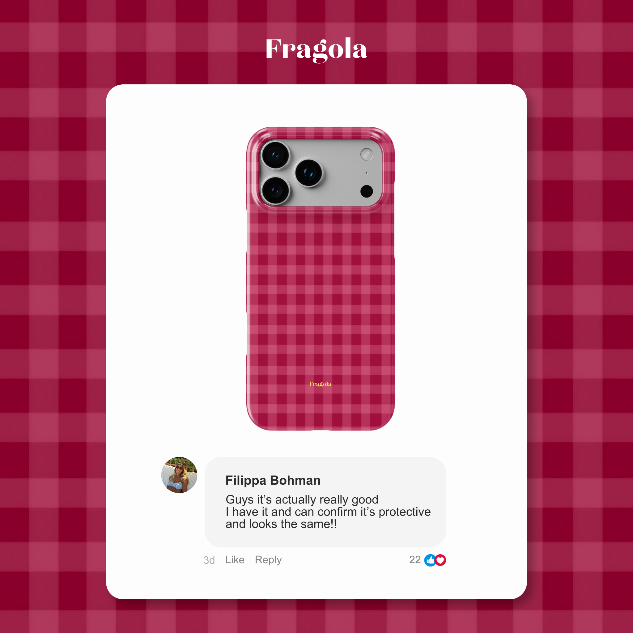 Fragola Facebook ad