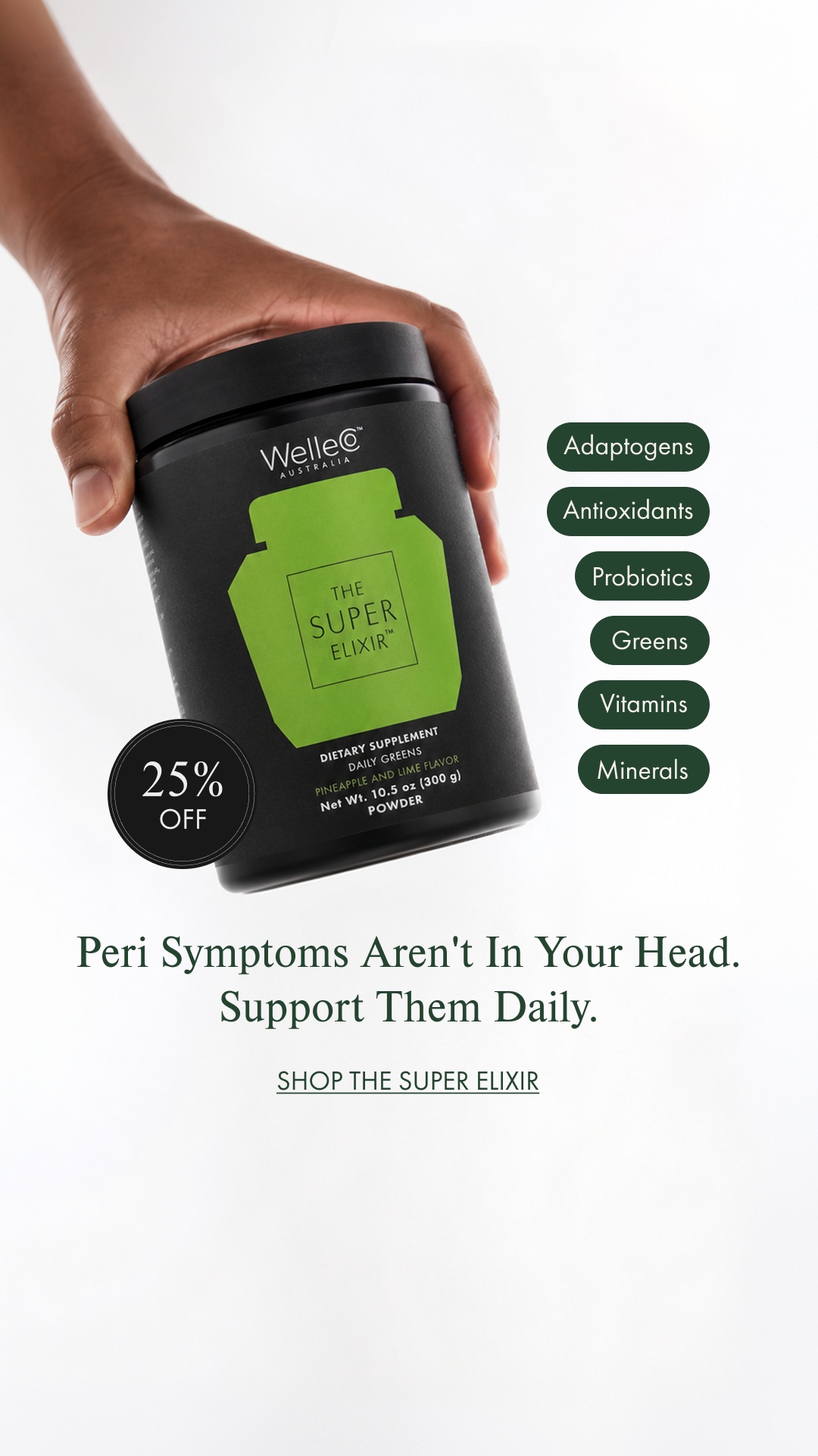 WelleCo Facebook ad