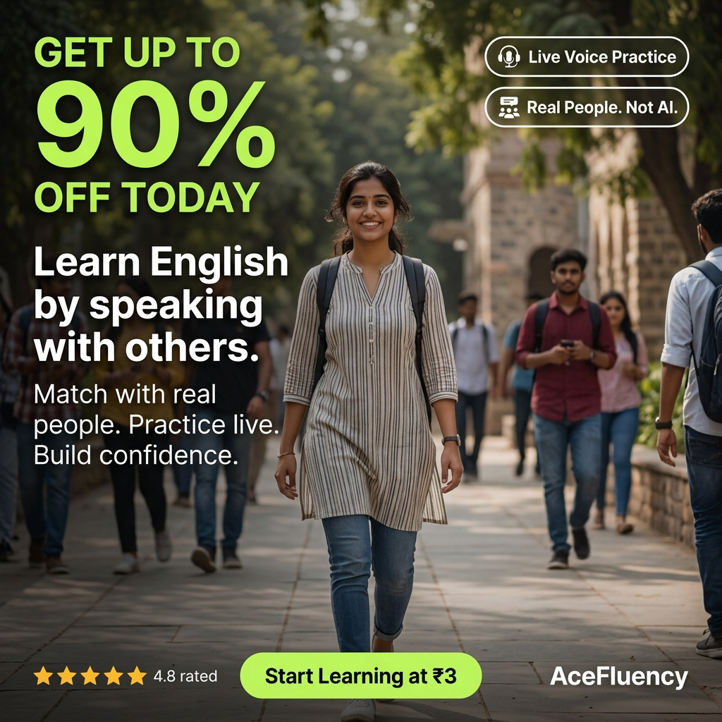 AceFluency App Facebook ad