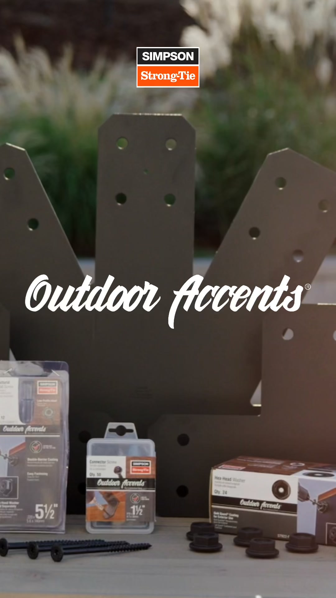 Simpson Strong-Tie Facebook ad: Outdoor Accents Decorative Hardware
