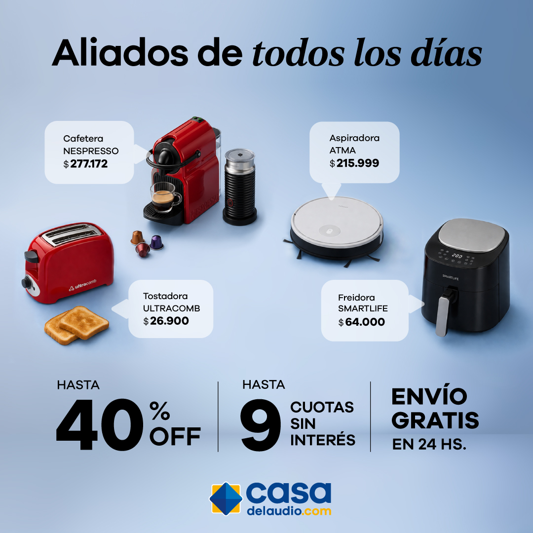 Casa del Audio Facebook ad: Comprá hoy!