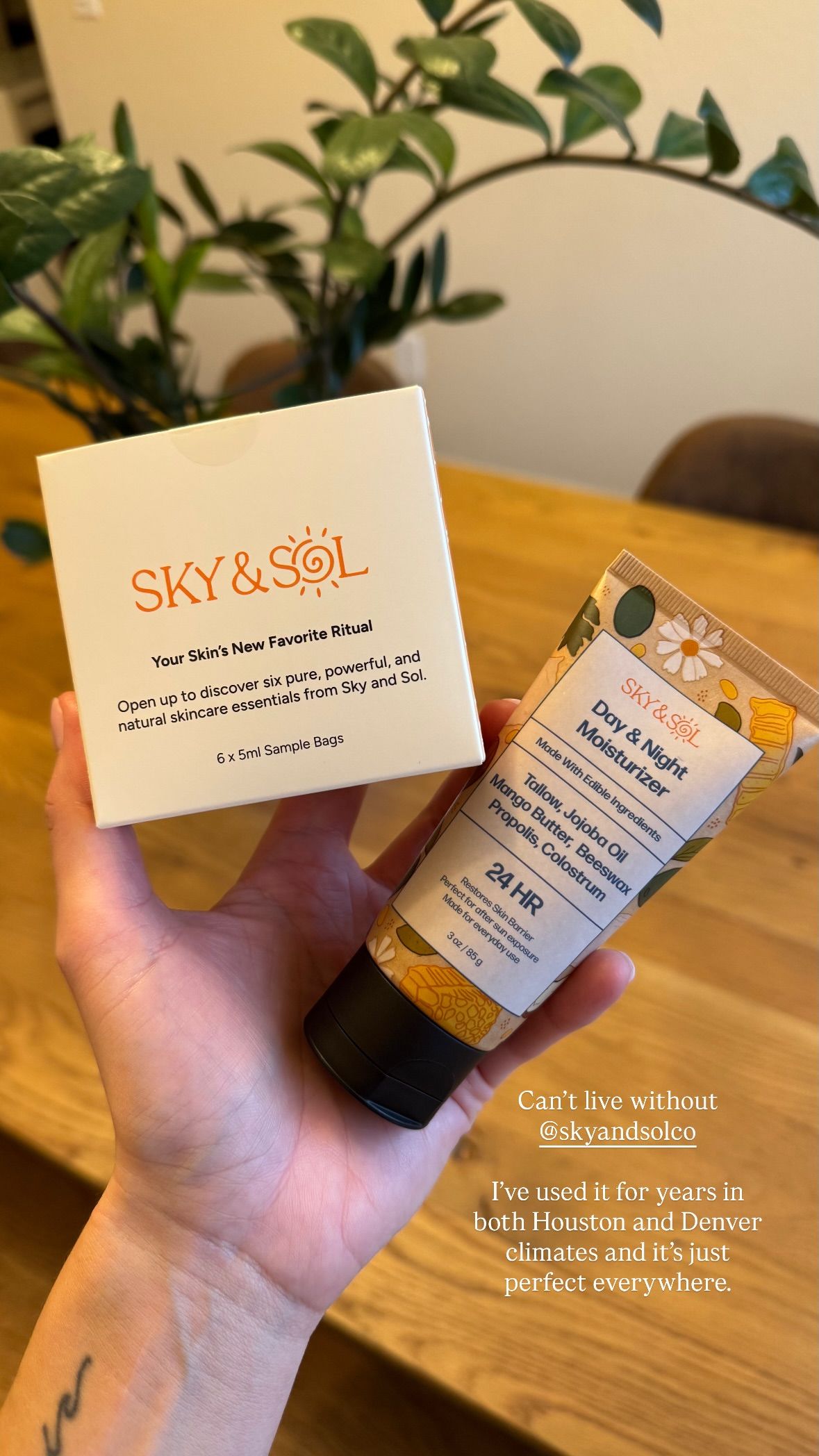 Sky&sol Facebook ad