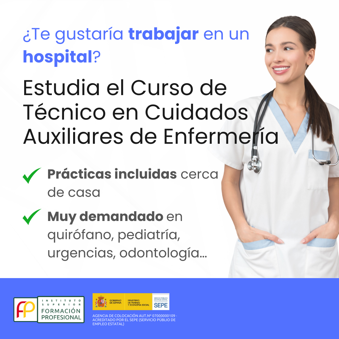 Cursos del Estado Facebook ad: Fórmate en TCAE